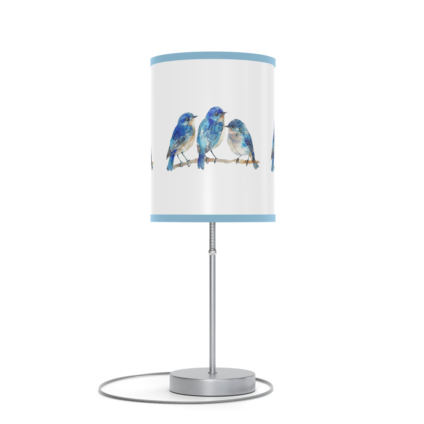 Bluebird Desk Lamp, Cute Decorator Bluebird Lamp Bird Lover, A Birders Accent Lamp