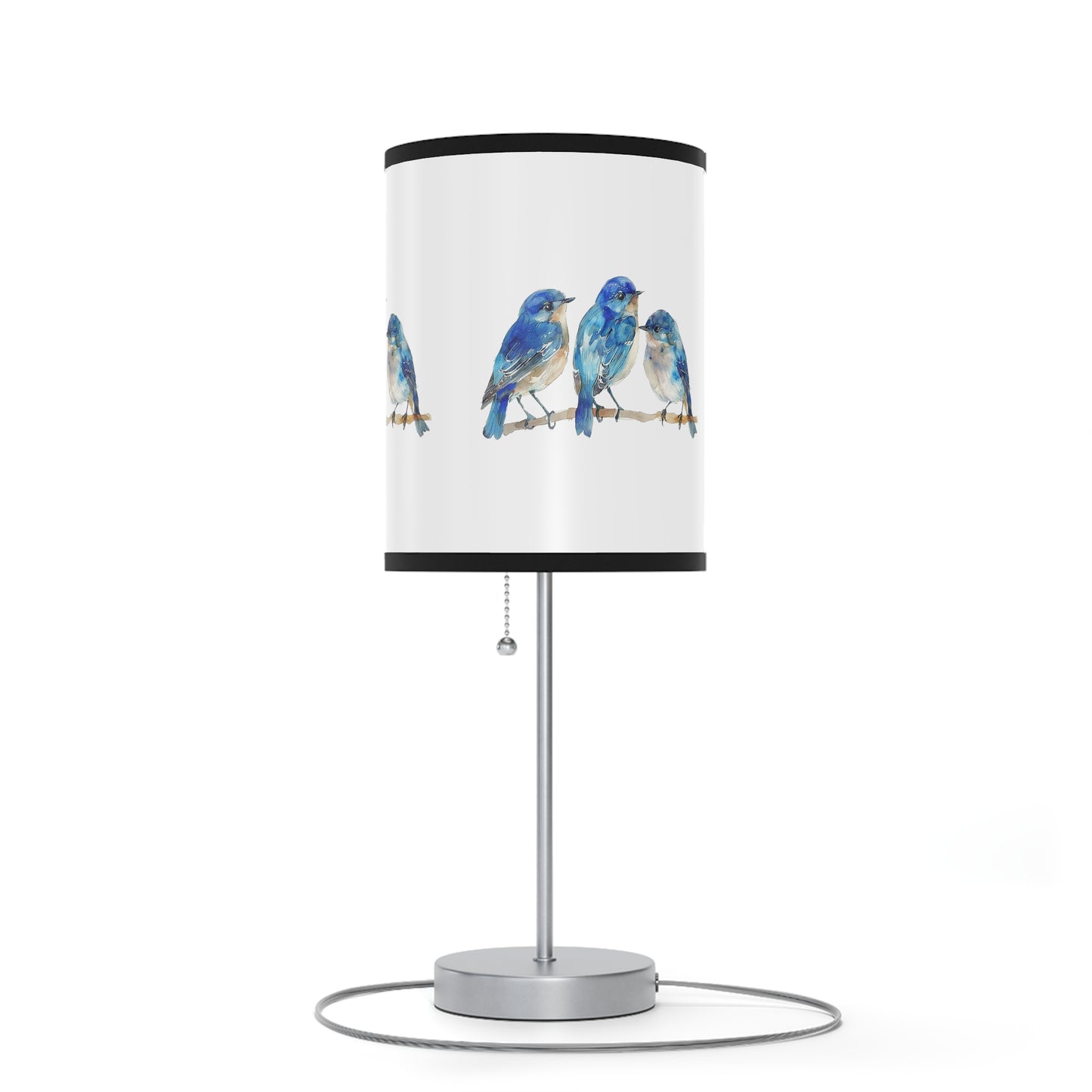 Bluebird Desk Lamp, Cute Decorator Bluebird Lamp Bird Lover, A Birders Accent Lamp