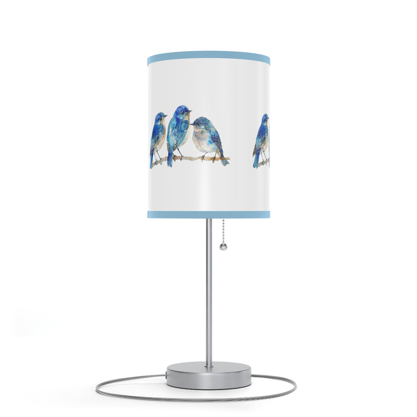 Bluebird Desk Lamp, Cute Decorator Bluebird Lamp Bird Lover, A Birders Accent Lamp