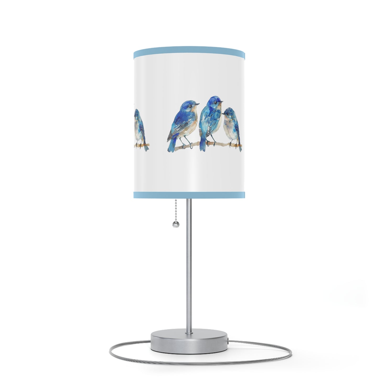Bluebird Desk Lamp, Cute Decorator Bluebird Lamp Bird Lover, A Birders Accent Lamp