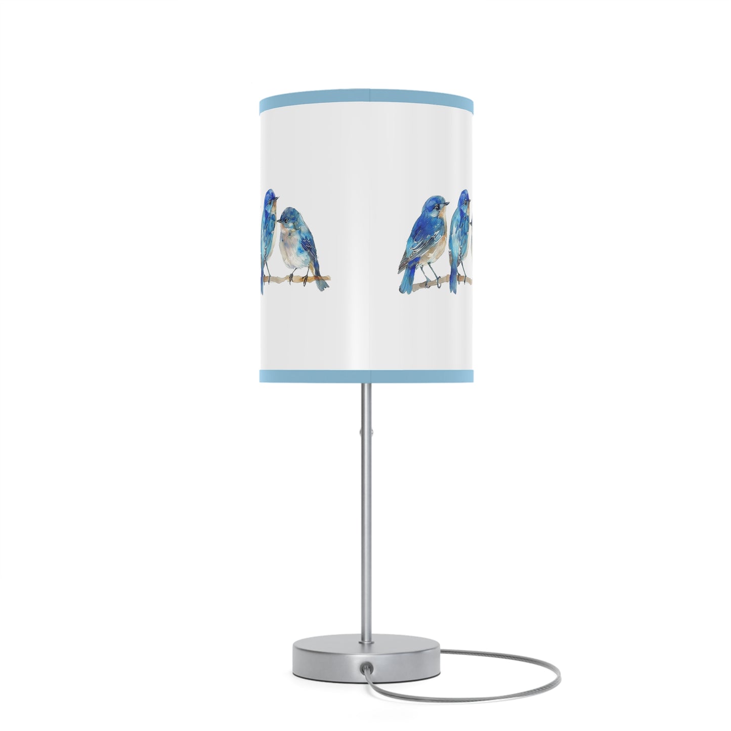 Bluebird Desk Lamp, Cute Decorator Bluebird Lamp Bird Lover, A Birders Accent Lamp