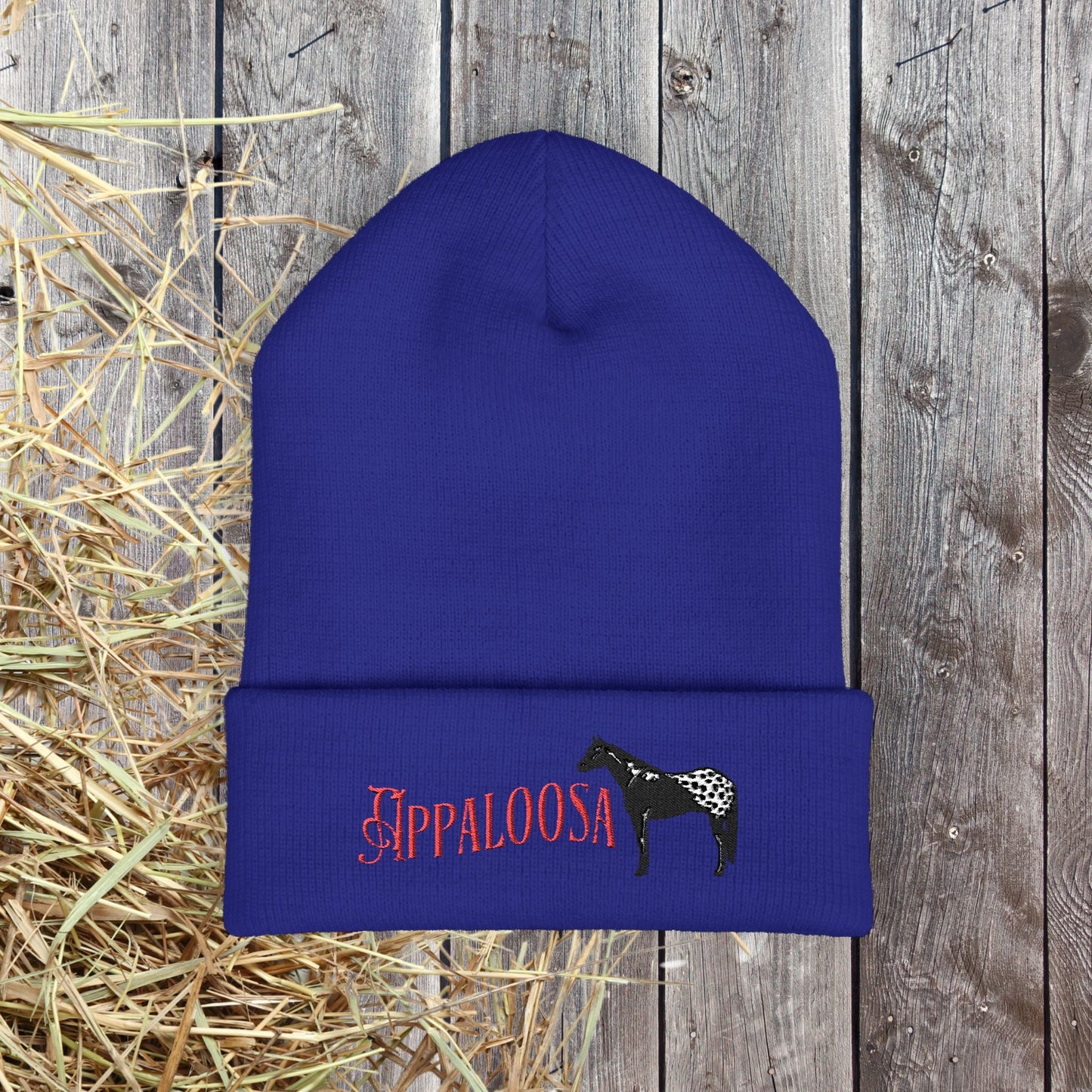 Appaloosa Embroidered Denim Hat โ Vintage - Style Horse Lover Cap - FlooredByArt