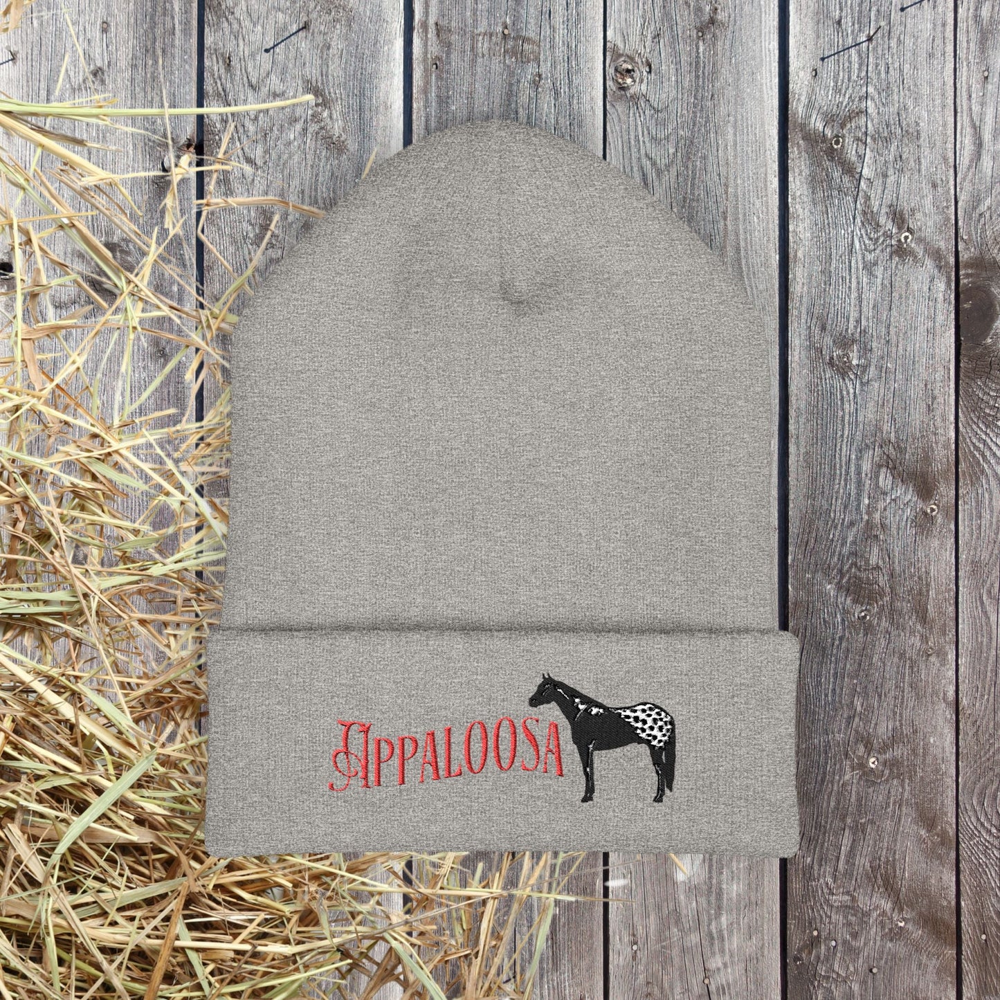 Appaloosa Embroidered Denim Hat โ Vintage - Style Horse Lover Cap - FlooredByArt