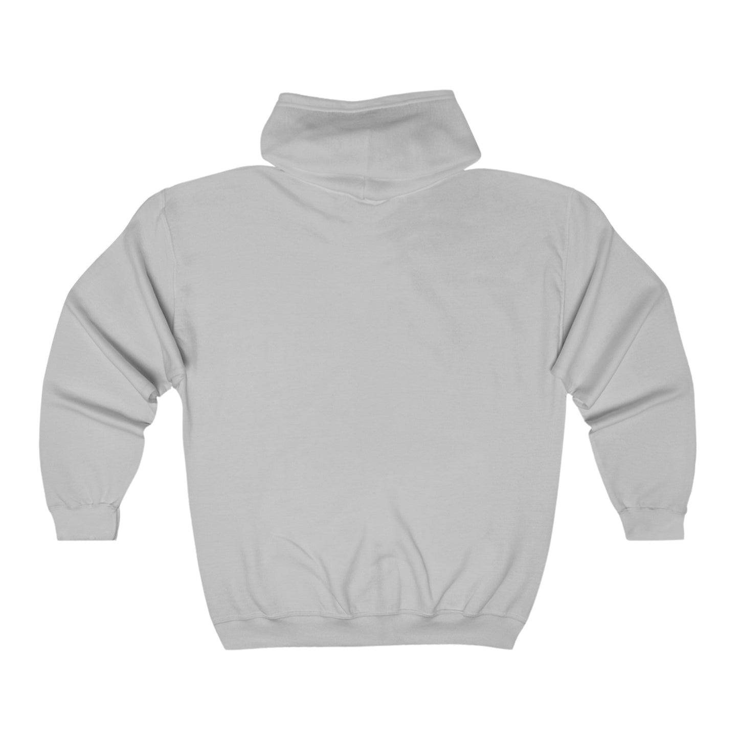 Black & White Thunderbird Jacket, Full Zip Hoodie, Thunderbird Totem Spirit - FlooredByArt