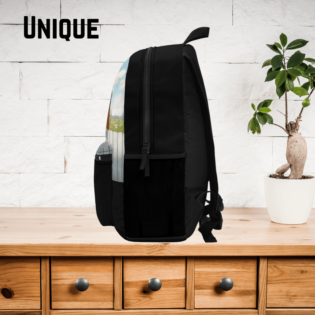 Boys or Girls Horse Backpack - Personalized Cartoon Pony Bookbag - FlooredByArt