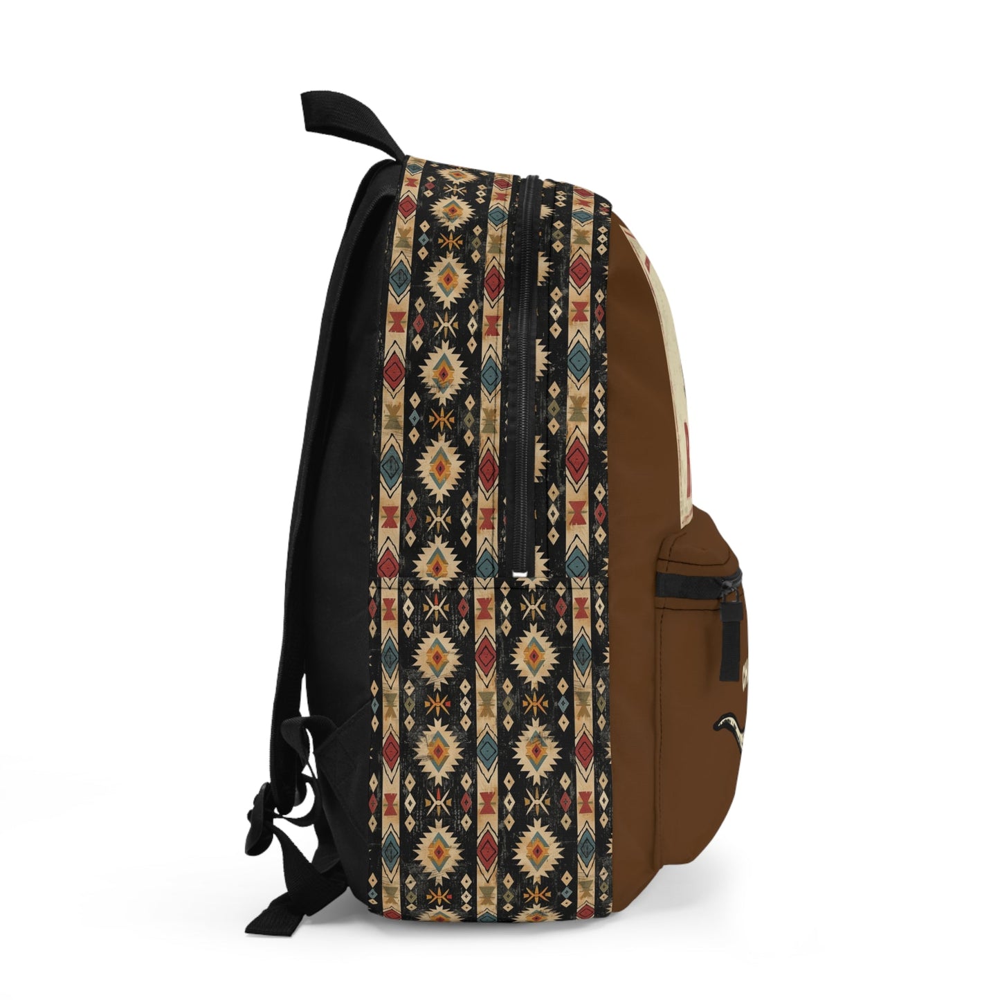 Boys Personalized Rodeo Backpack with Aztec Design, Western Back to School Bookbag - FlooredByArt