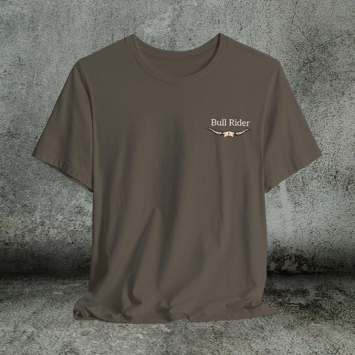 Bull Rider Rodeo T-Shirt – Cowboy Grit Graphic Tee for Rodeo Fans - FlooredByArt