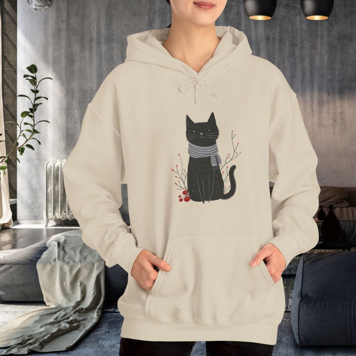 Cat Lover Hoodie Sweatshirt, Funny Sarcastic CAT, Gift for CAT Lover, Cat Person Sweatshirt - FlooredByArt