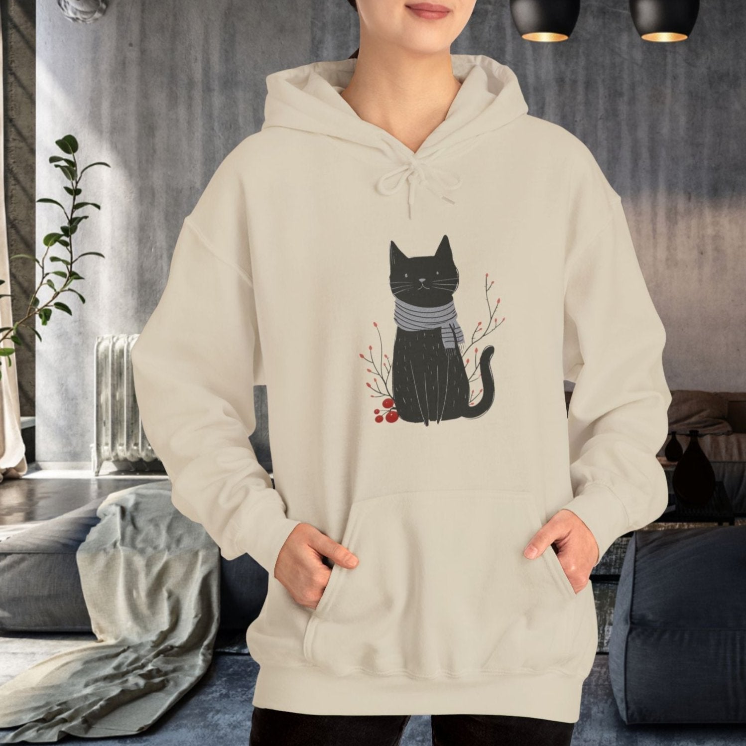 Cat Lover Hoodie Sweatshirt, Funny Sarcastic CAT, Gift for CAT Lover, Cat Person Sweatshirt - FlooredByArt