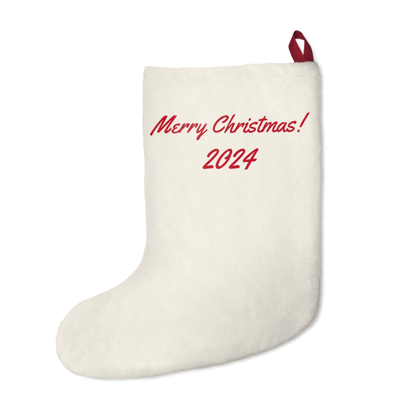 Christmas Brown Horse ExLarge Stocking, Personalized, USA - FlooredByArt