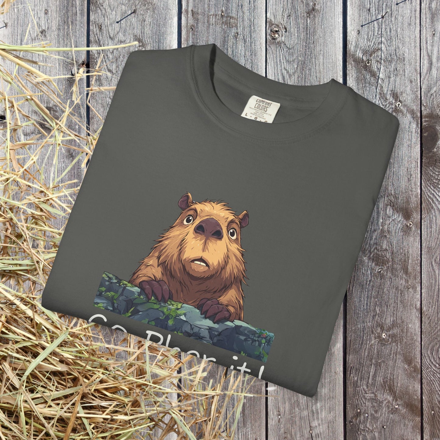 Gopher Comfort Colors Shirt - Go Pher It! Funny Animal Tee, Nature Pun Gift, Outdoorsy Humor Shirt, Cute Wildlife T-shirt - FlooredByArt
