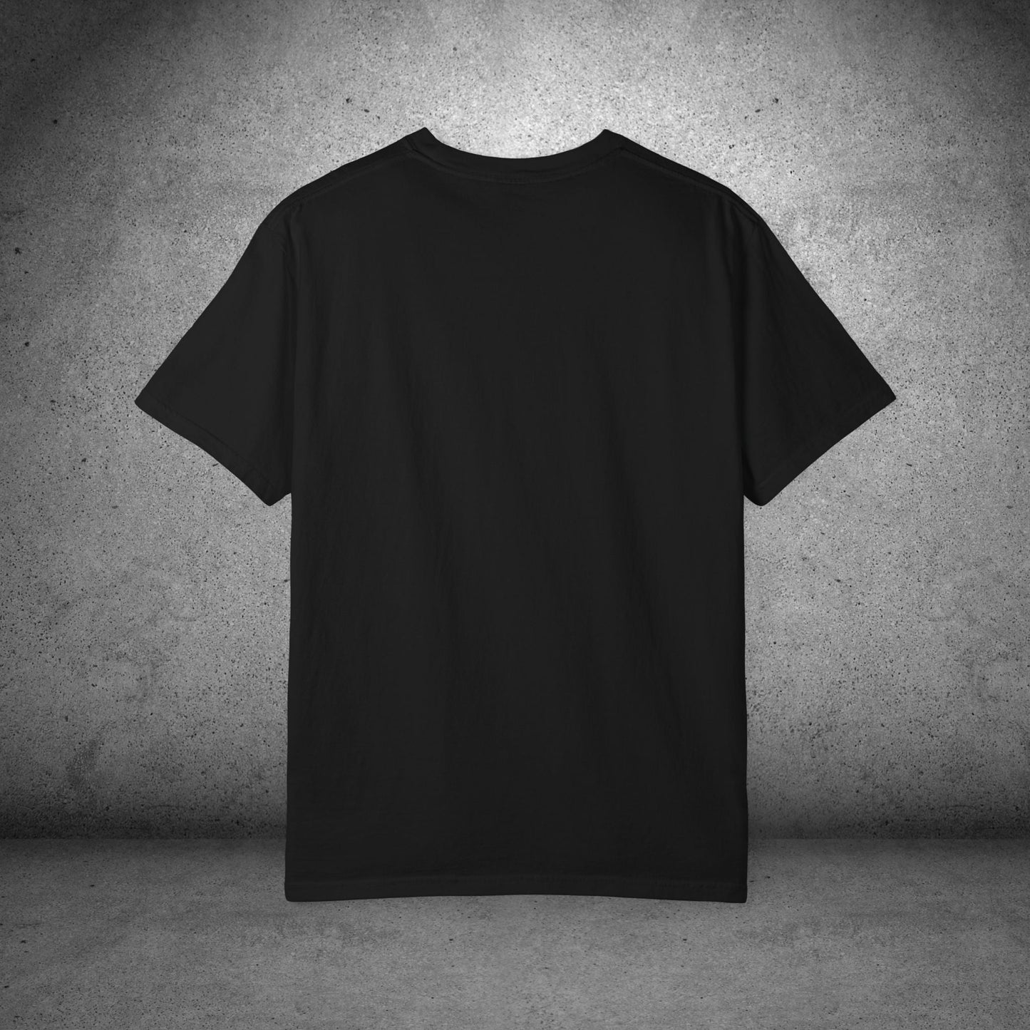 Gossip Cat Comfort Colors Tee β Funny Black Cat & Coffee Shirt - FlooredByArt