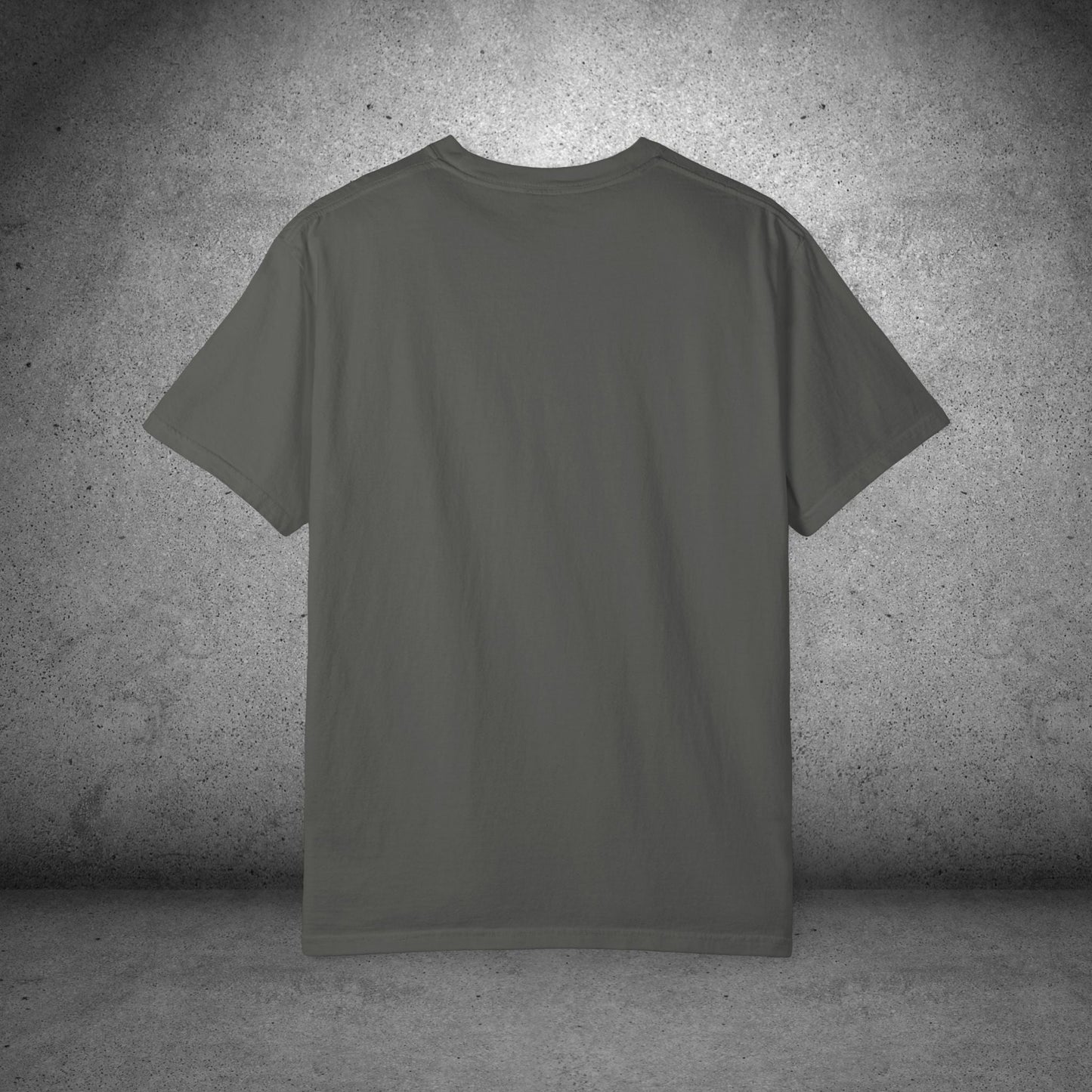 Gossip Cat Comfort Colors Tee β Funny Black Cat & Coffee Shirt - FlooredByArt
