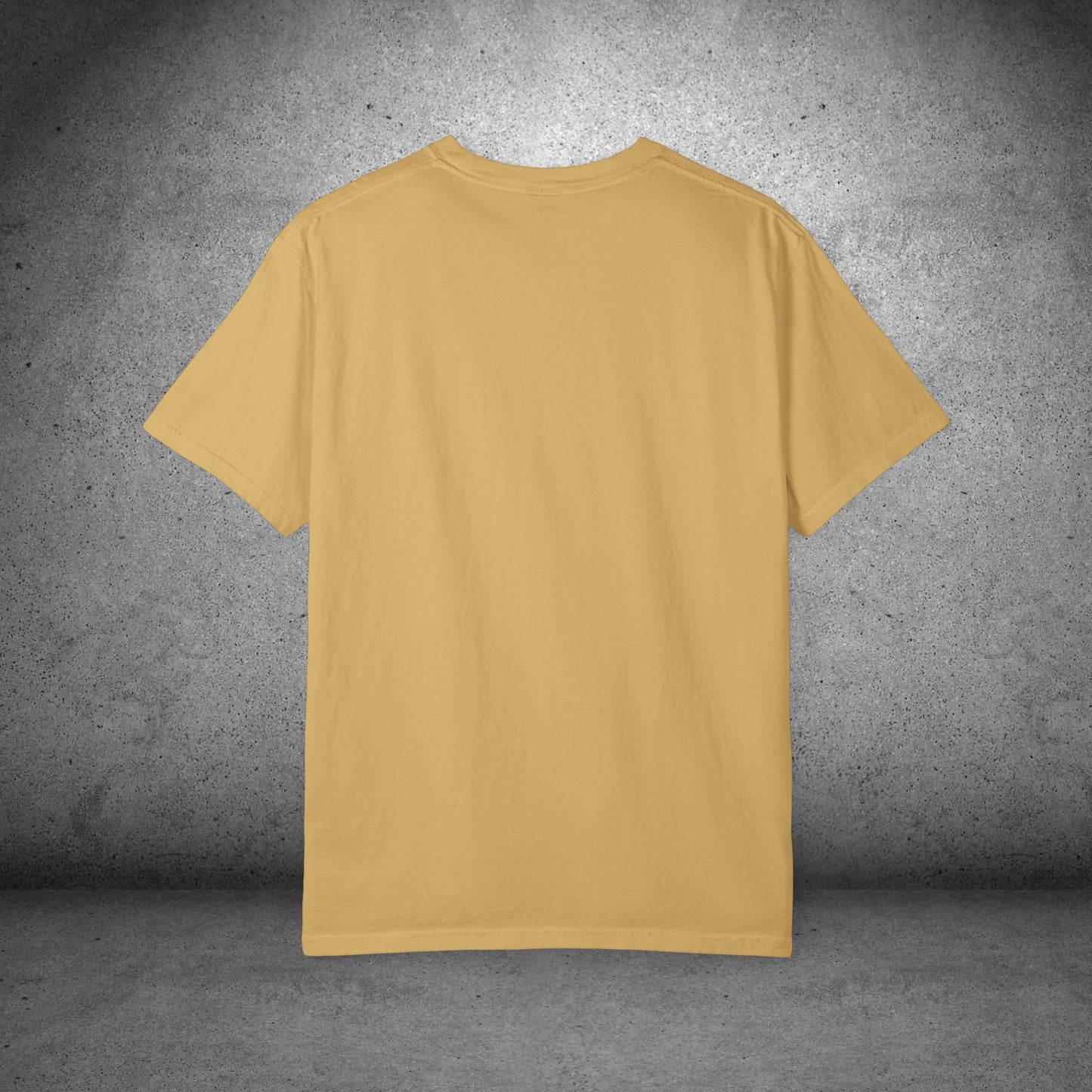 Gossip Cat Comfort Colors Tee β Funny Black Cat & Coffee Shirt - FlooredByArt
