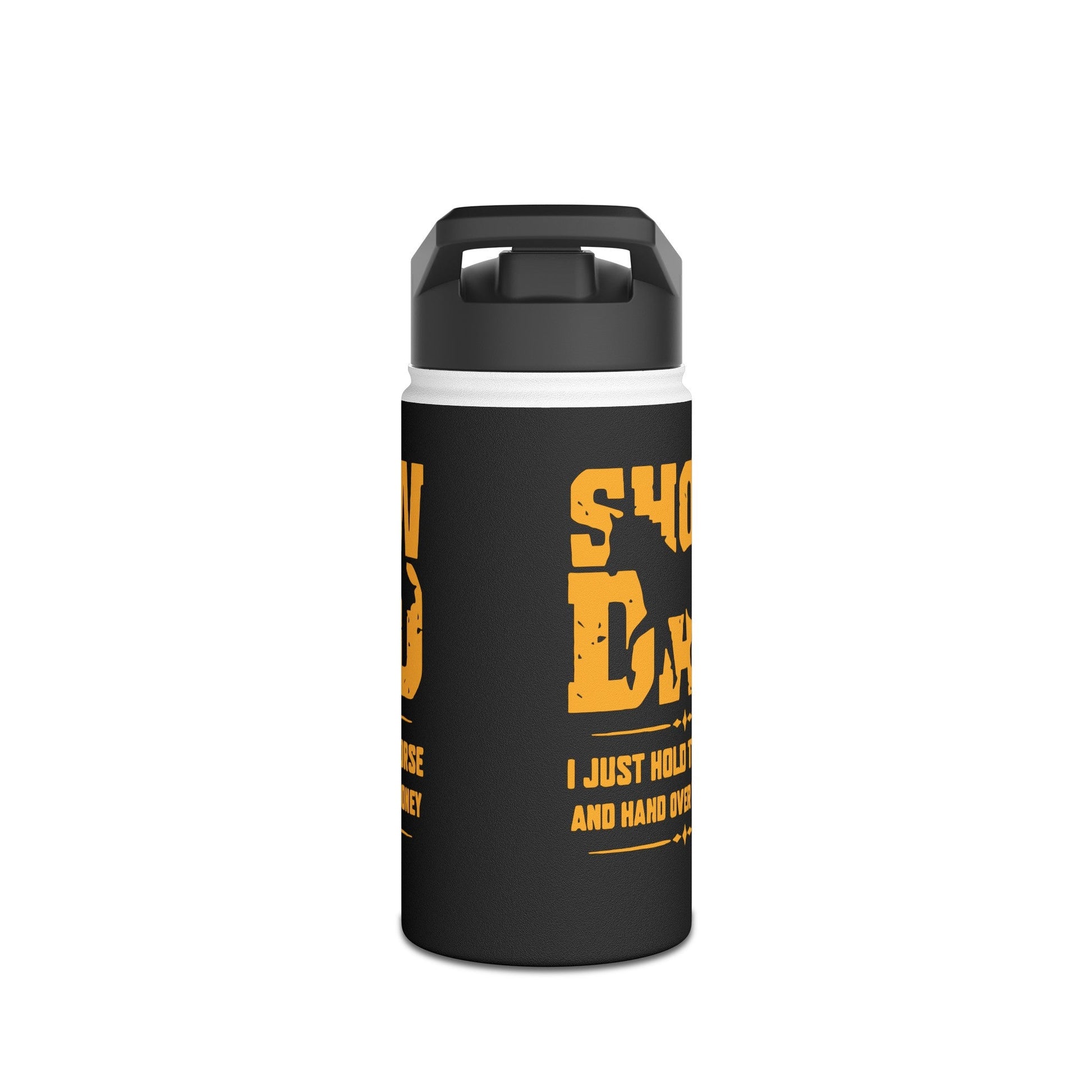 Horse Water Bottle for Show Dad, Dad horse Mug, Thermal Water Bottle Horse Show Bottle - FlooredByArt