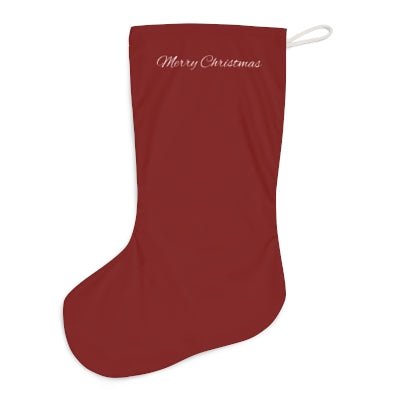 Kitten Cat Christmas Stocking, Tabby Kitten Stocking, Personalized Cat Art Stockings - FlooredByArt