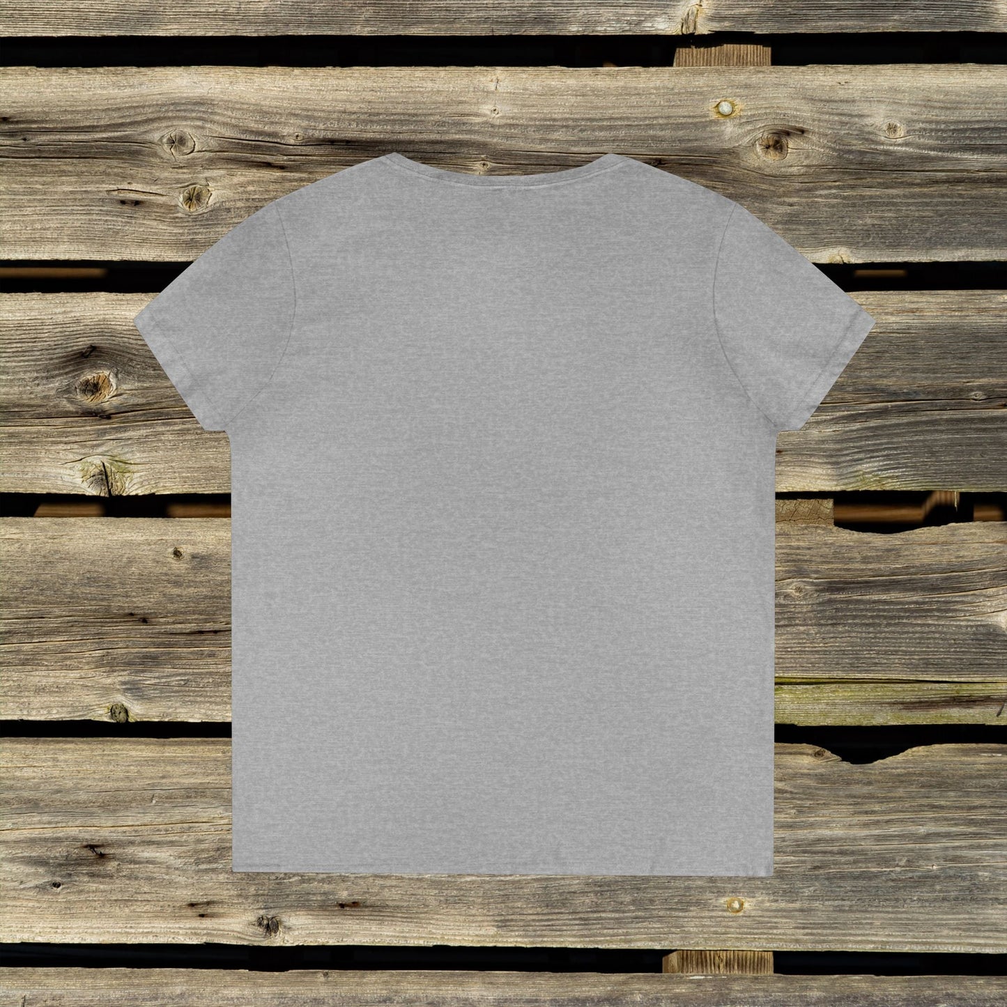 Ladies' V - Neck Bluebird T-Shirt | Nature - Inspired Comfort, Perfect for Garden Lovers - FlooredByArt