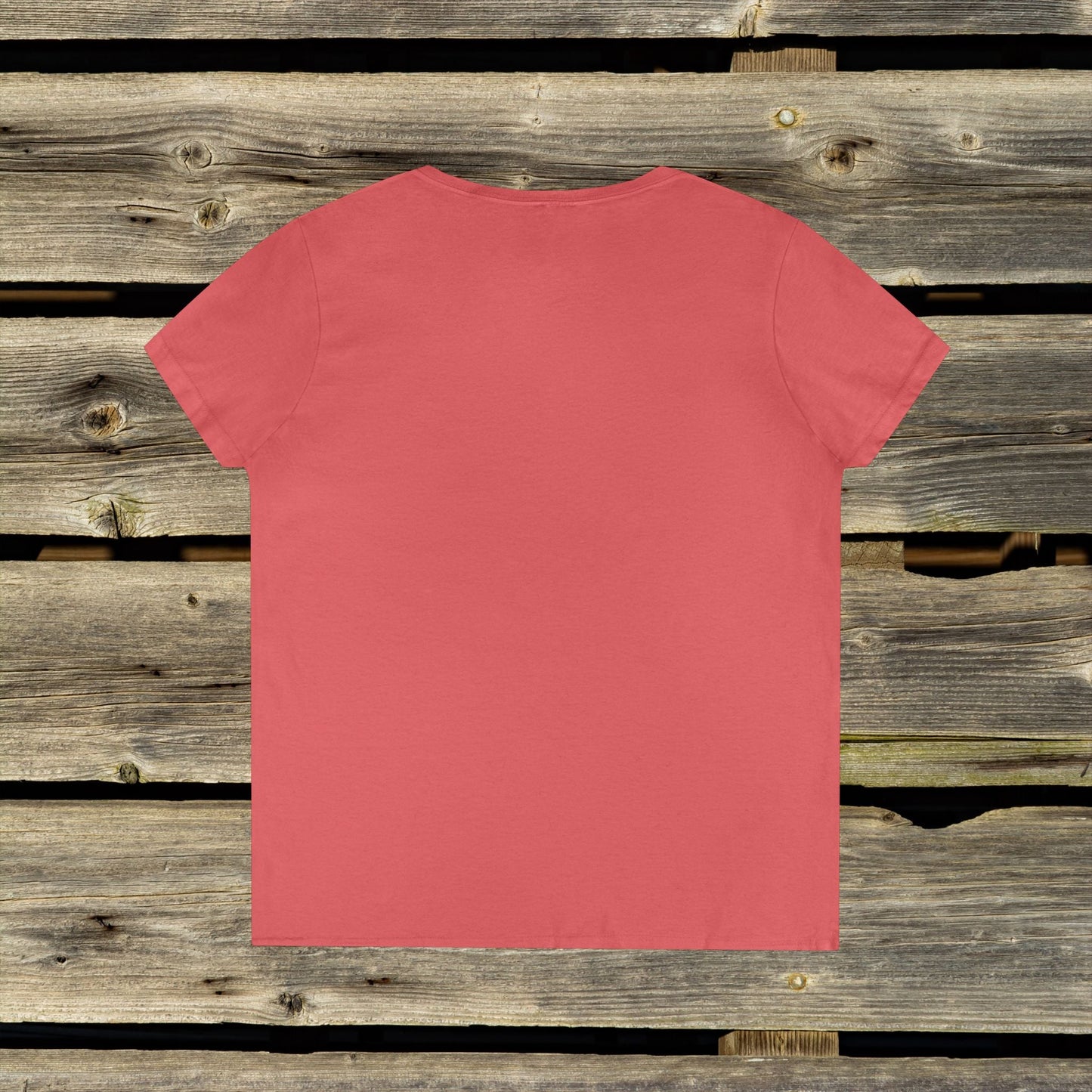 Ladies' V - Neck Bluebird T-Shirt | Nature - Inspired Comfort, Perfect for Garden Lovers - FlooredByArt