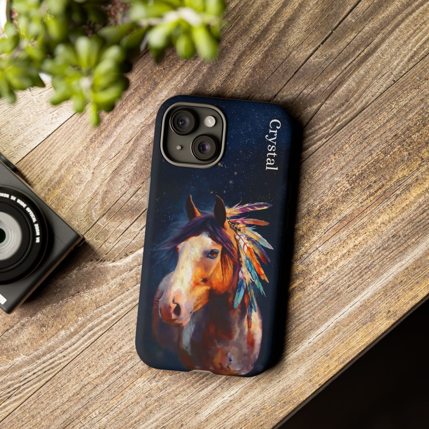 Spirit Horse iPhone Case β Tough Protective Cover for iPhone 14, 15 & 16 Series - FlooredByArt