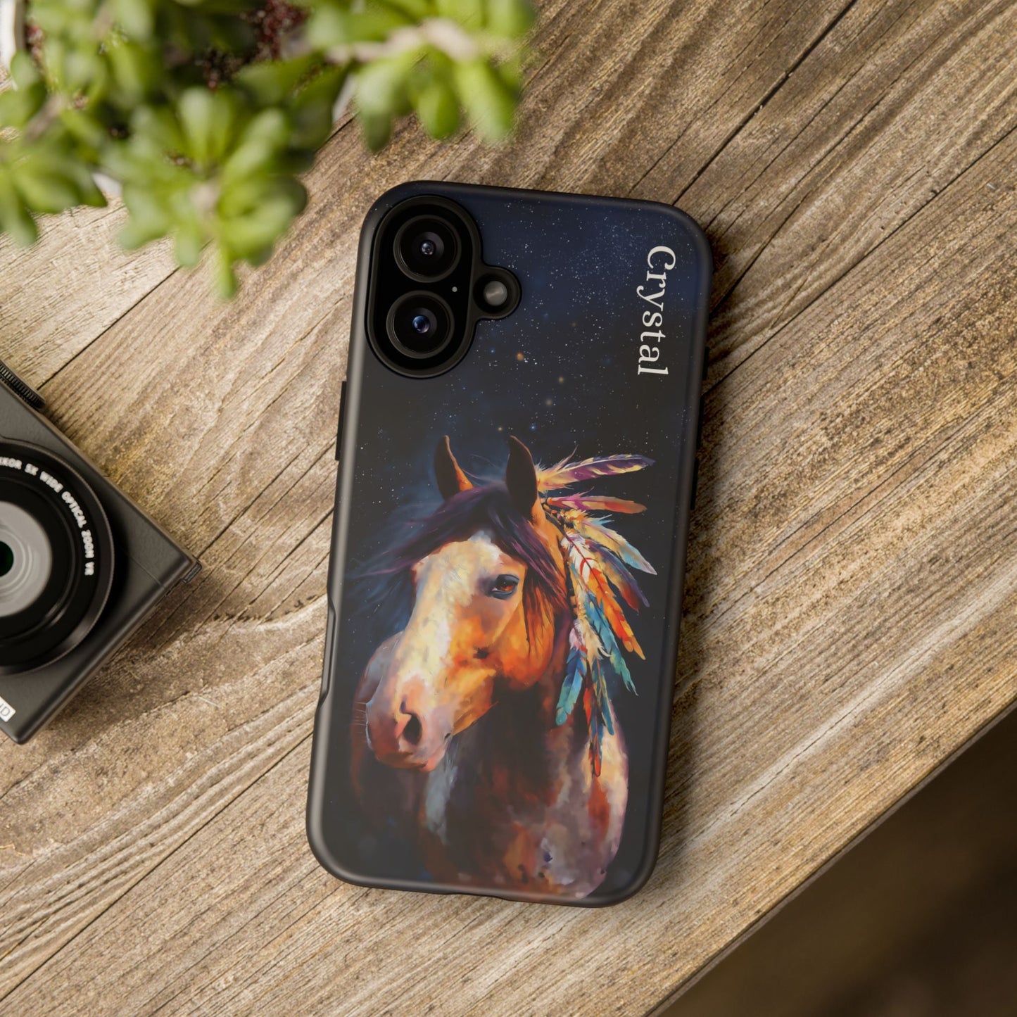 Spirit Horse iPhone Case β Tough Protective Cover for iPhone 14, 15 & 16 Series - FlooredByArt