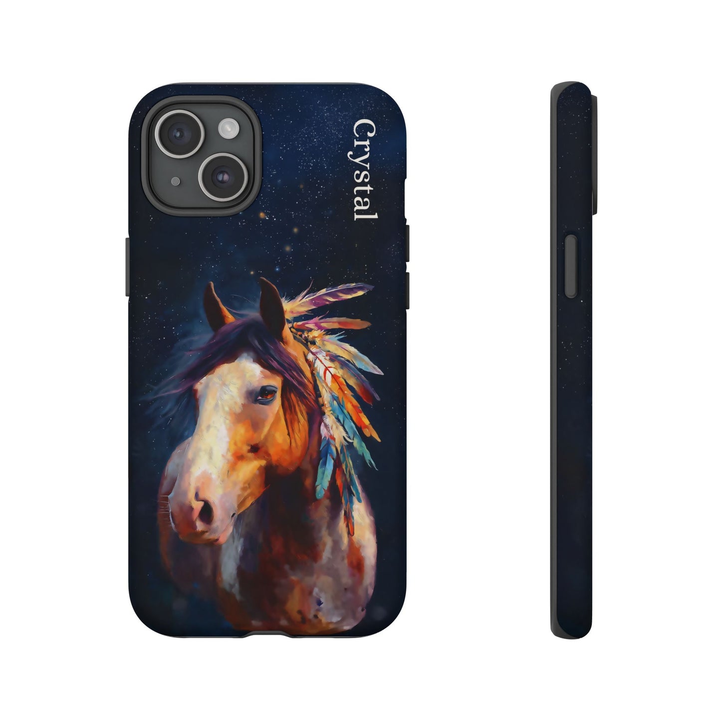 Spirit Horse iPhone Case β Tough Protective Cover for iPhone 14, 15 & 16 Series - FlooredByArt