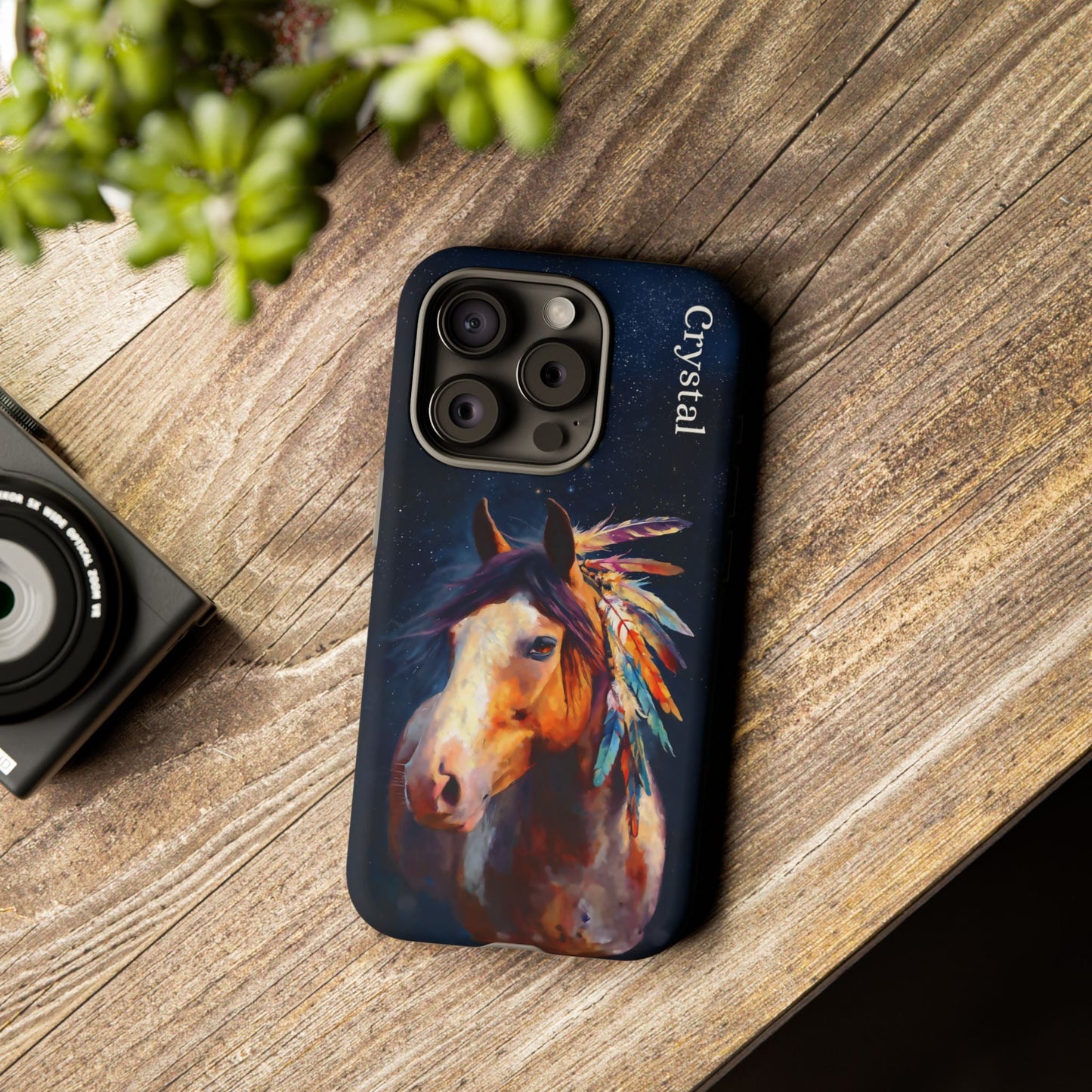 Spirit Horse iPhone Case β Tough Protective Cover for iPhone 14, 15 & 16 Series - FlooredByArt