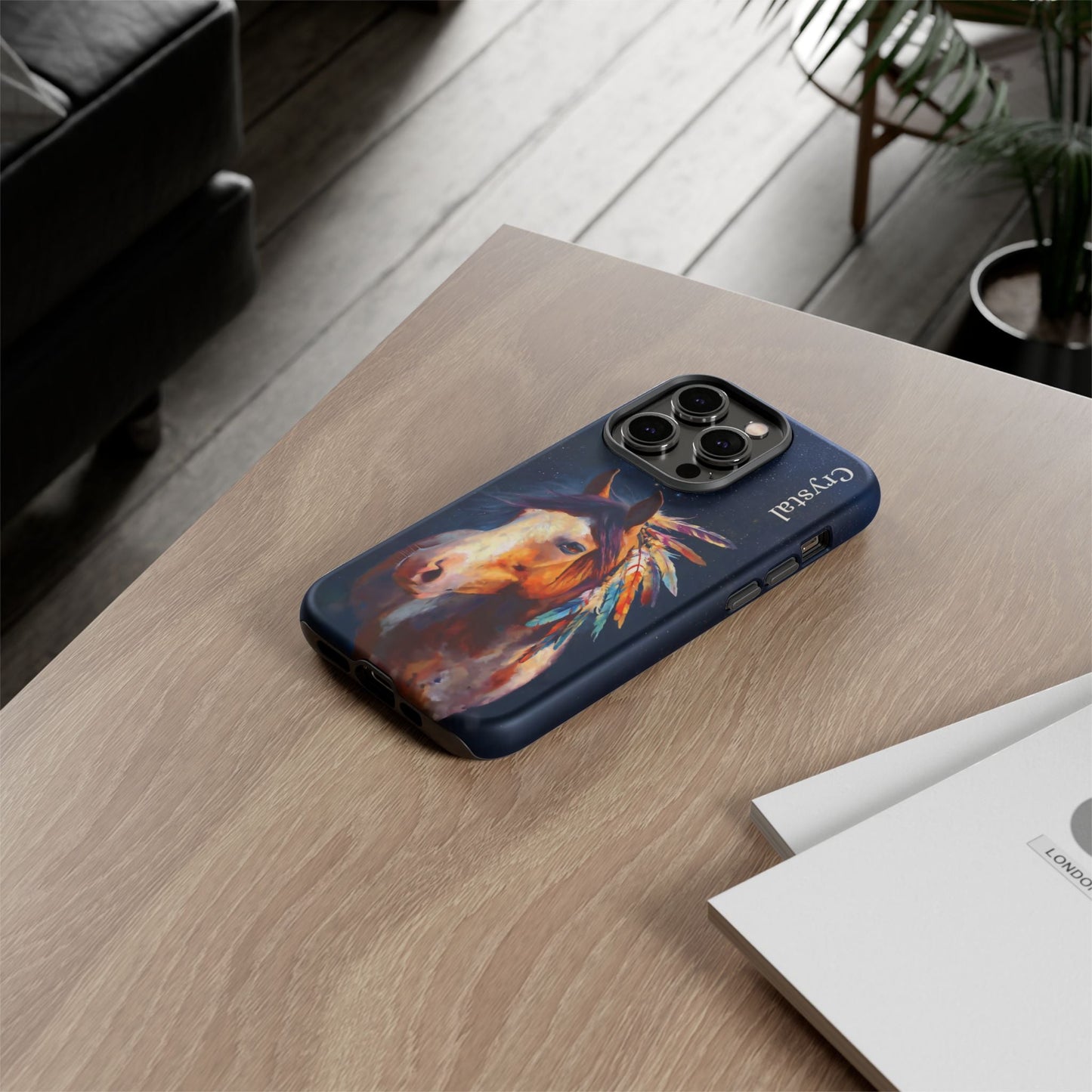 Spirit Horse iPhone Case β Tough Protective Cover for iPhone 14, 15 & 16 Series - FlooredByArt