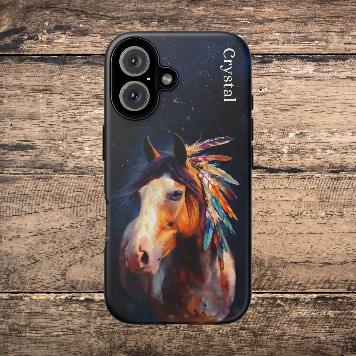 Spirit Horse iPhone Case β Tough Protective Cover for iPhone 14, 15 & 16 Series - FlooredByArt