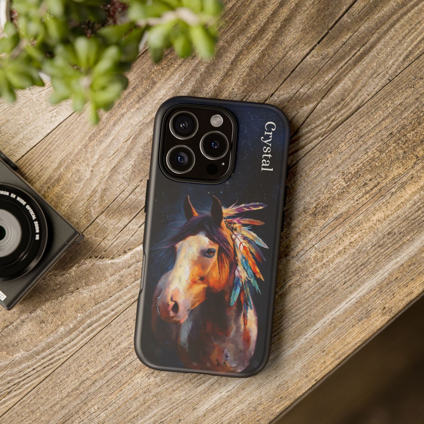 Spirit Horse iPhone Case β Tough Protective Cover for iPhone 14, 15 & 16 Series - FlooredByArt