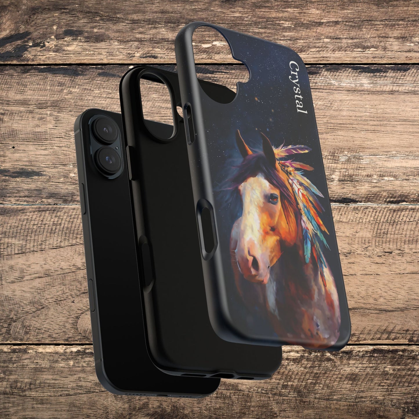 Spirit Horse iPhone Case β Tough Protective Cover for iPhone 14, 15 & 16 Series - FlooredByArt