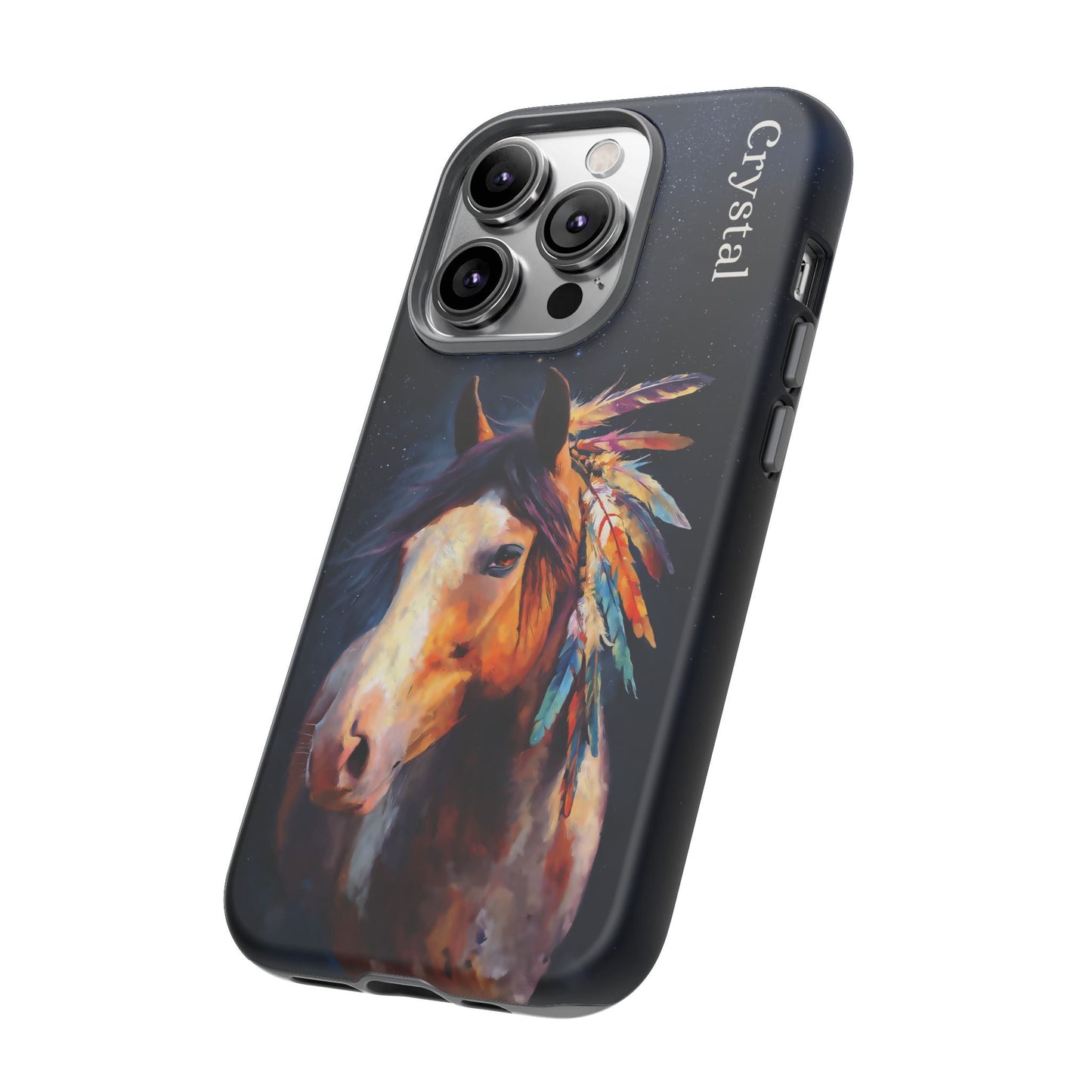 Spirit Horse iPhone Case β Tough Protective Cover for iPhone 14, 15 & 16 Series - FlooredByArt