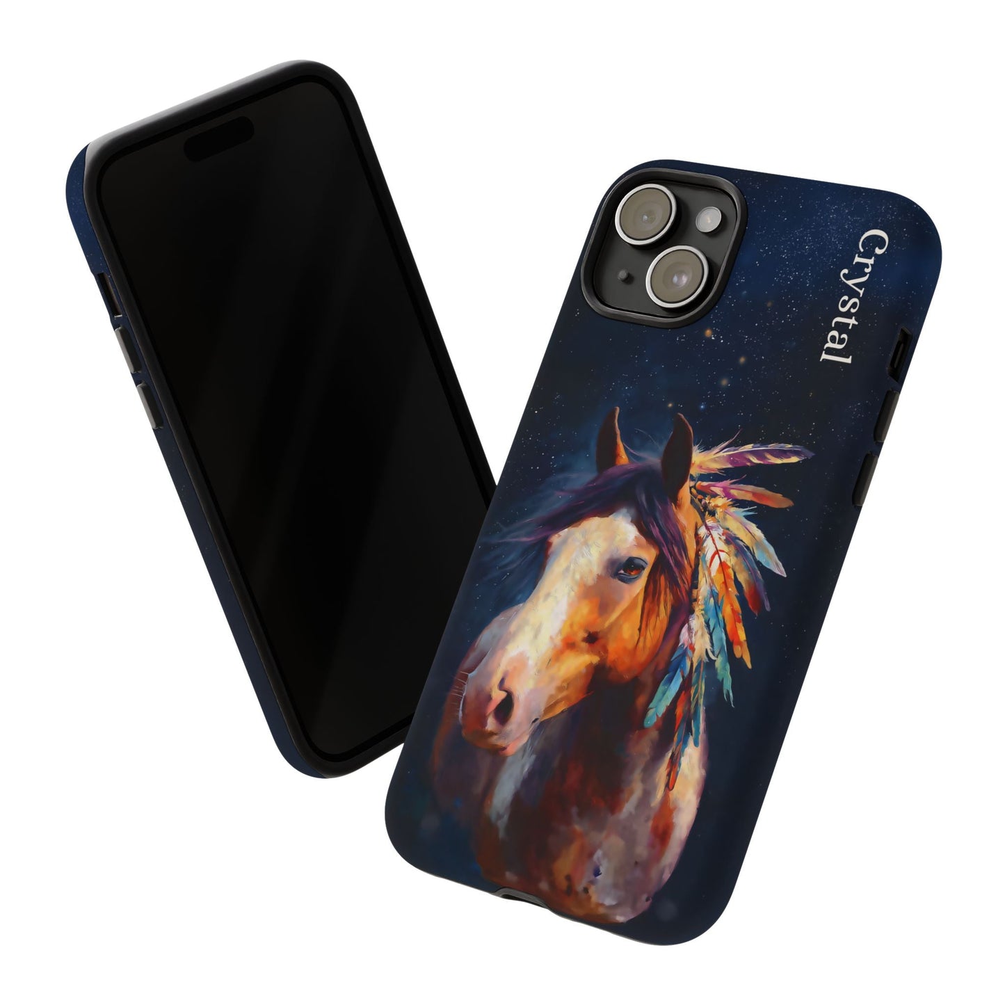 Spirit Horse iPhone Case β Tough Protective Cover for iPhone 14, 15 & 16 Series - FlooredByArt