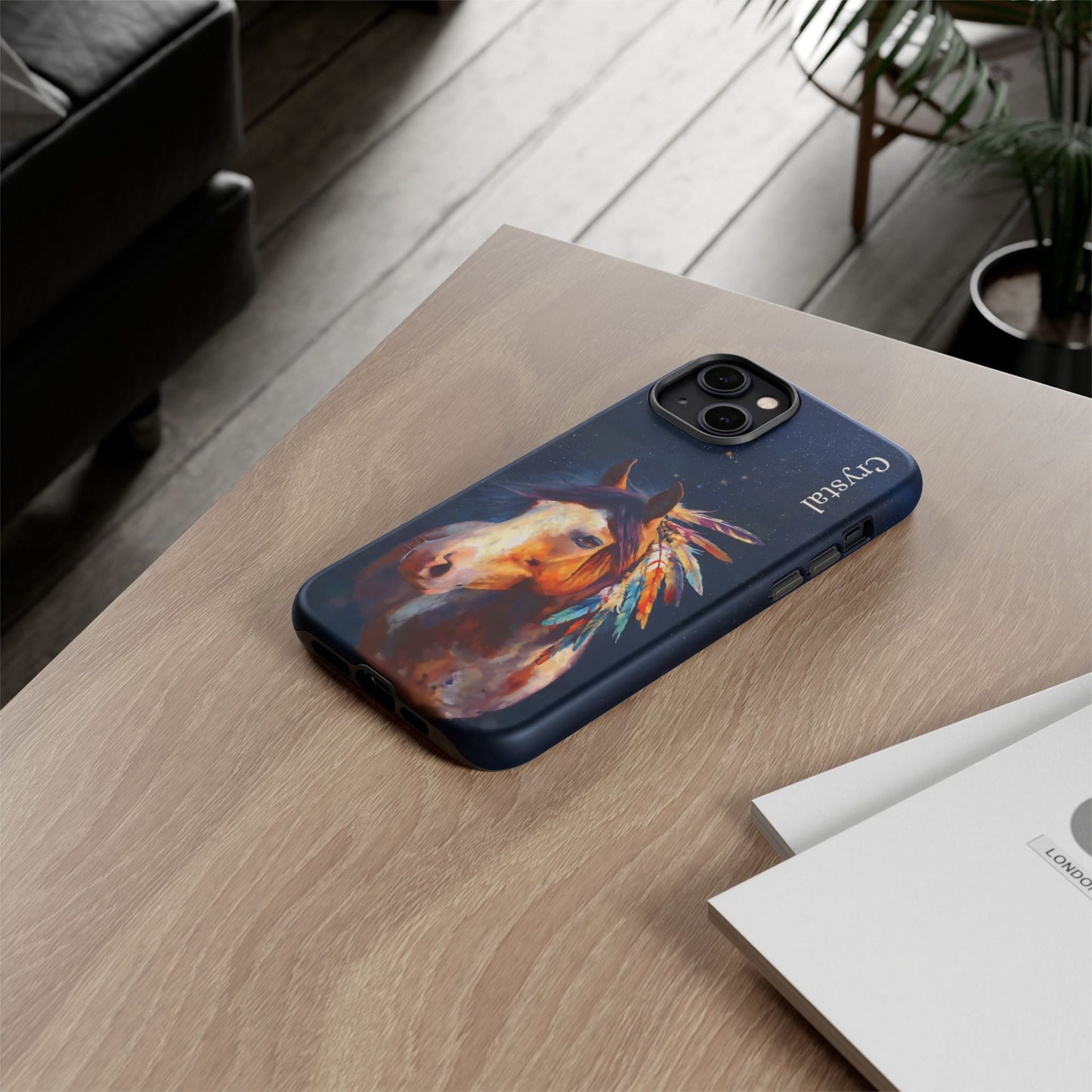 Spirit Horse iPhone Case β Tough Protective Cover for iPhone 14, 15 & 16 Series - FlooredByArt