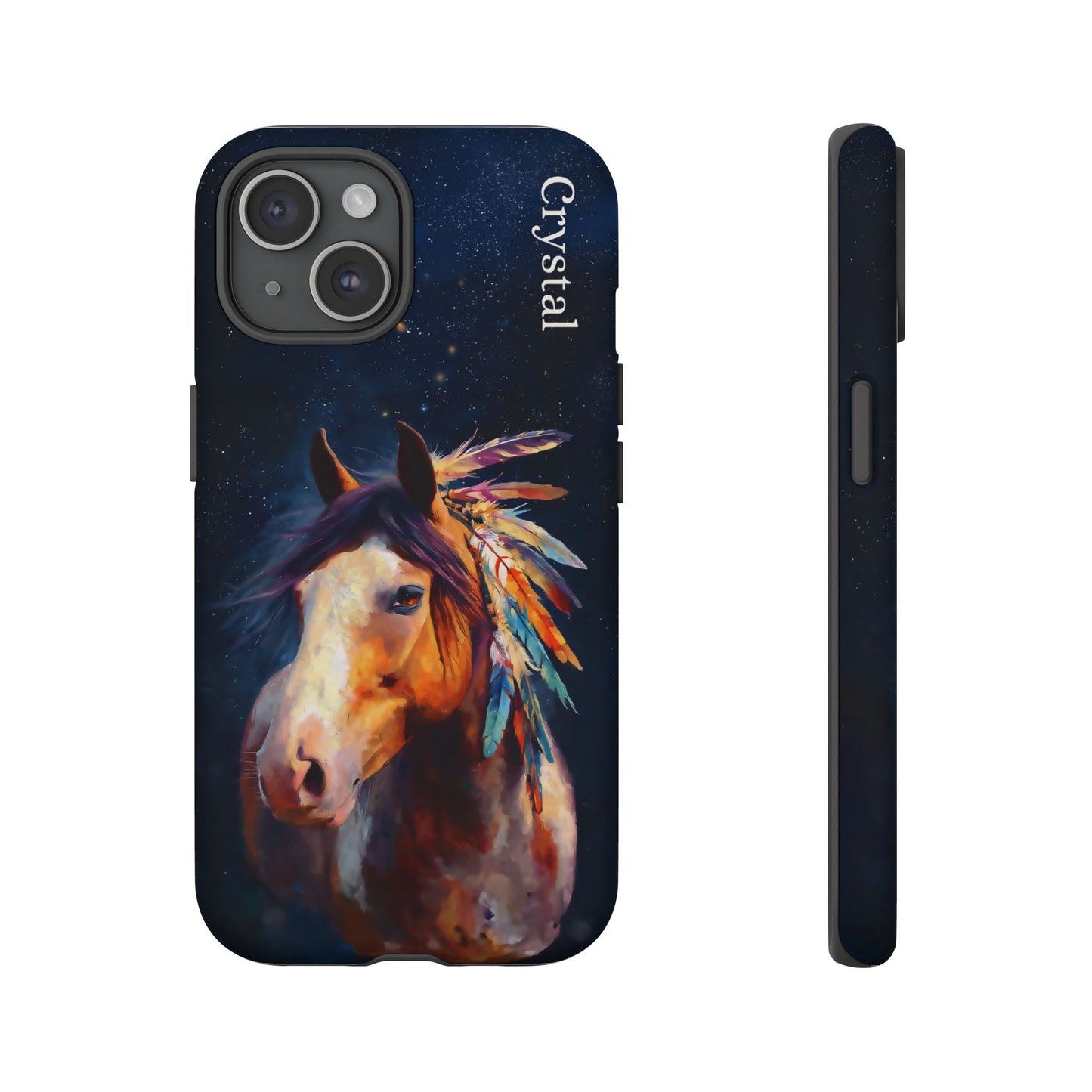 Spirit Horse iPhone Case β Tough Protective Cover for iPhone 14, 15 & 16 Series - FlooredByArt