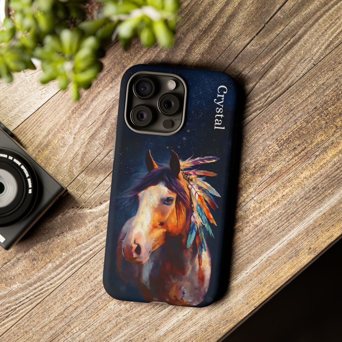 Spirit Horse iPhone Case β Tough Protective Cover for iPhone 14, 15 & 16 Series - FlooredByArt