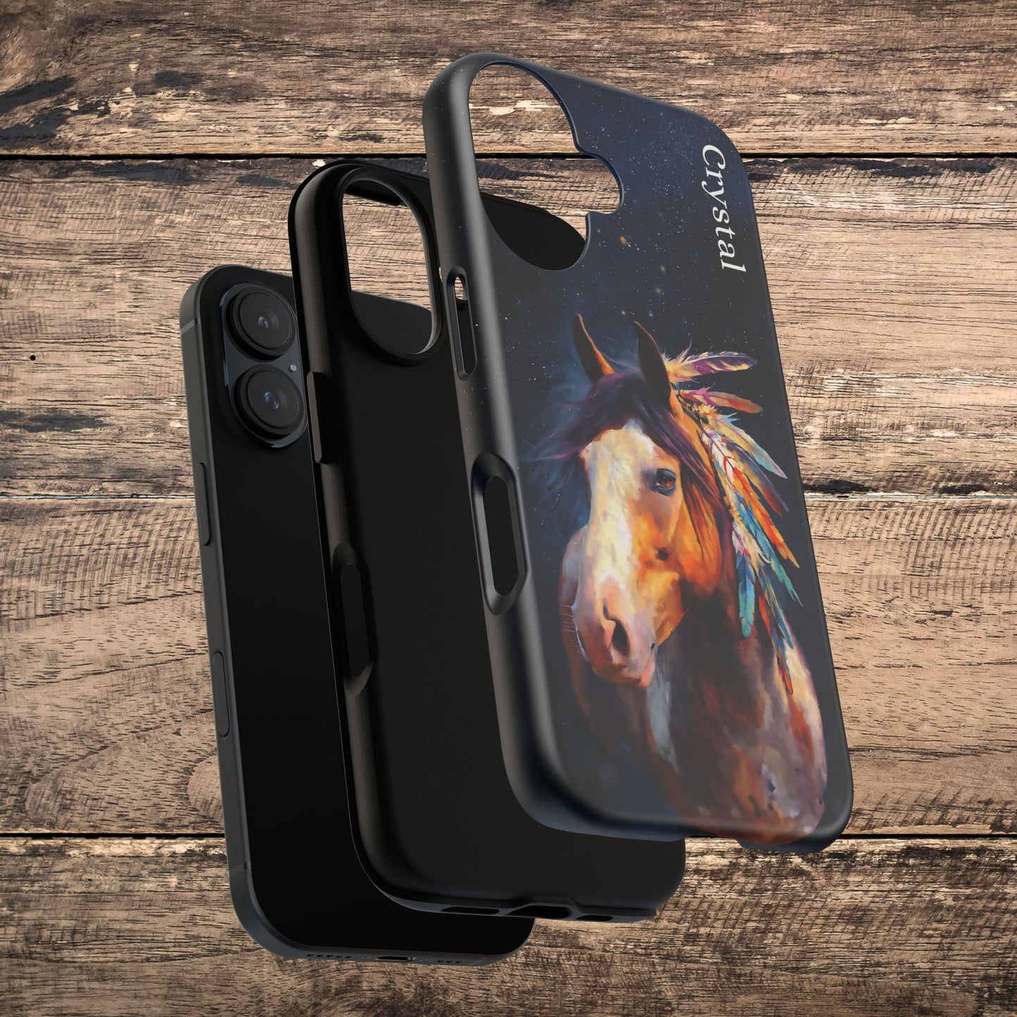 Spirit Horse iPhone Case β Tough Protective Cover for iPhone 14, 15 & 16 Series - FlooredByArt