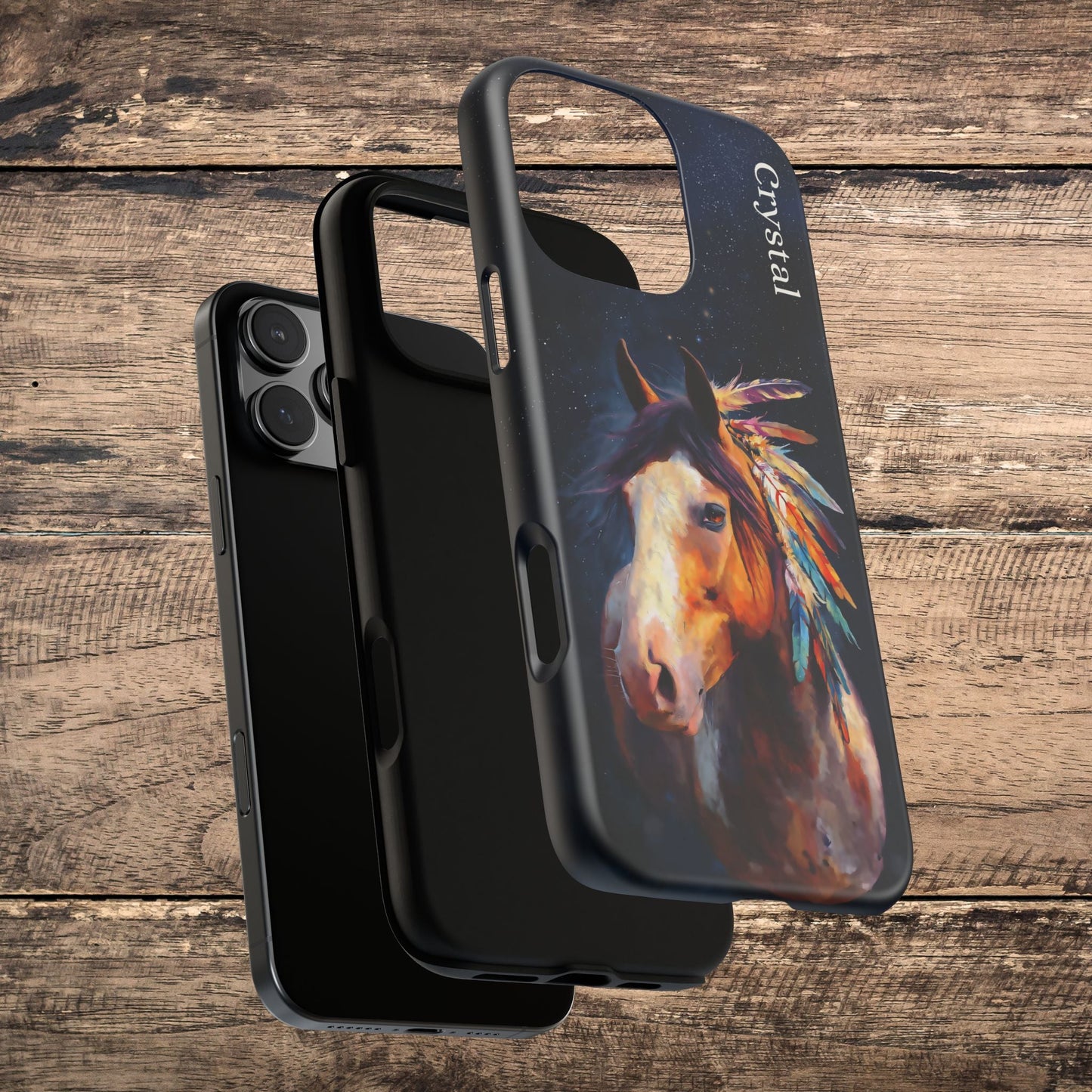 Spirit Horse iPhone Case β Tough Protective Cover for iPhone 14, 15 & 16 Series - FlooredByArt