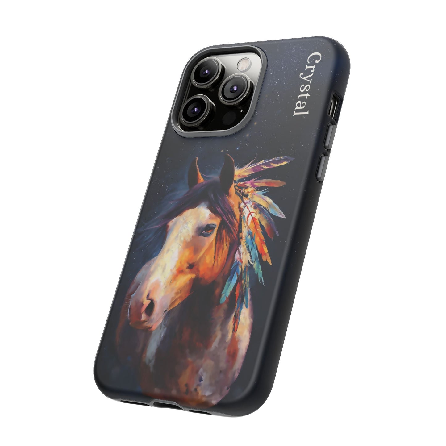 Spirit Horse iPhone Case β Tough Protective Cover for iPhone 14, 15 & 16 Series - FlooredByArt