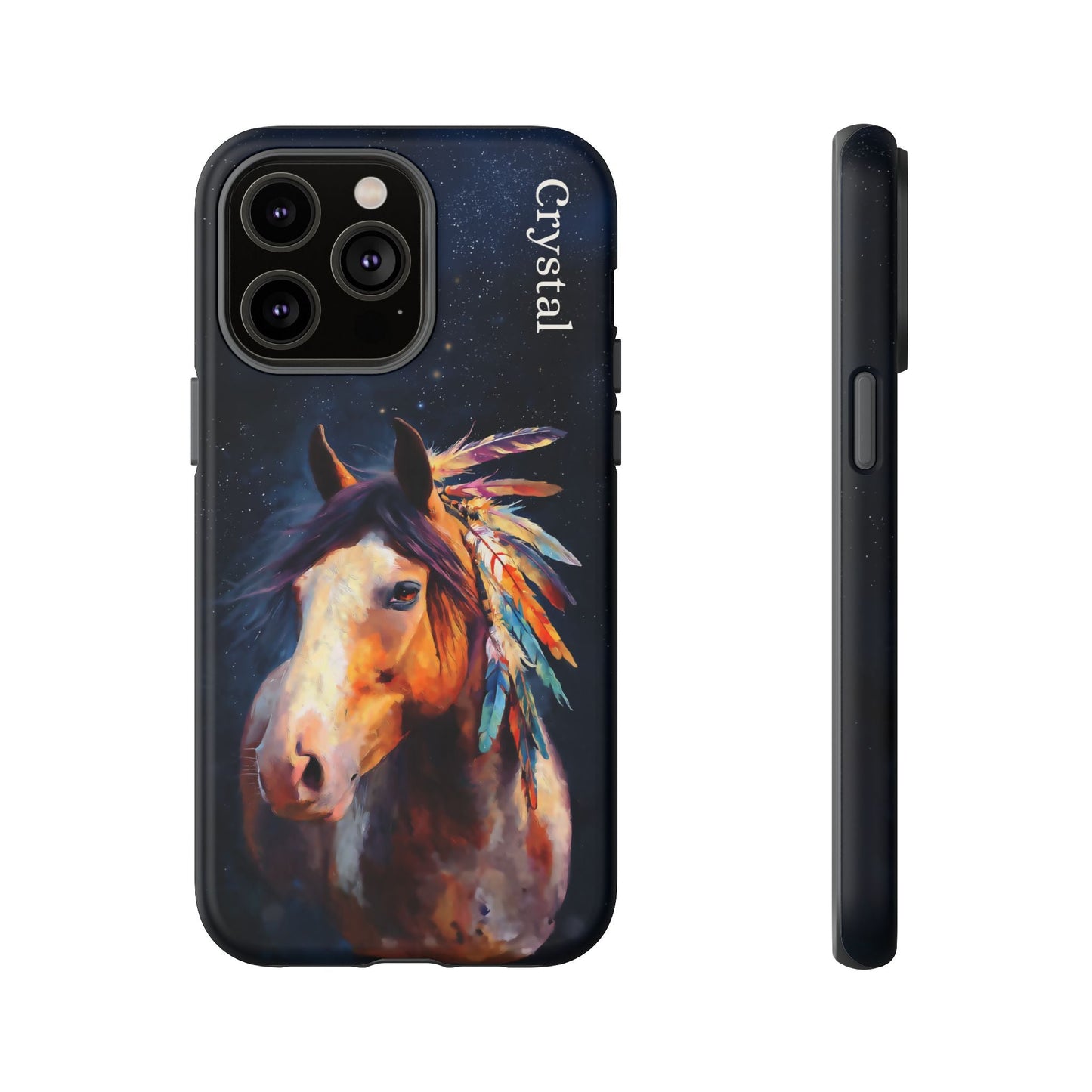 Spirit Horse iPhone Case β Tough Protective Cover for iPhone 14, 15 & 16 Series - FlooredByArt