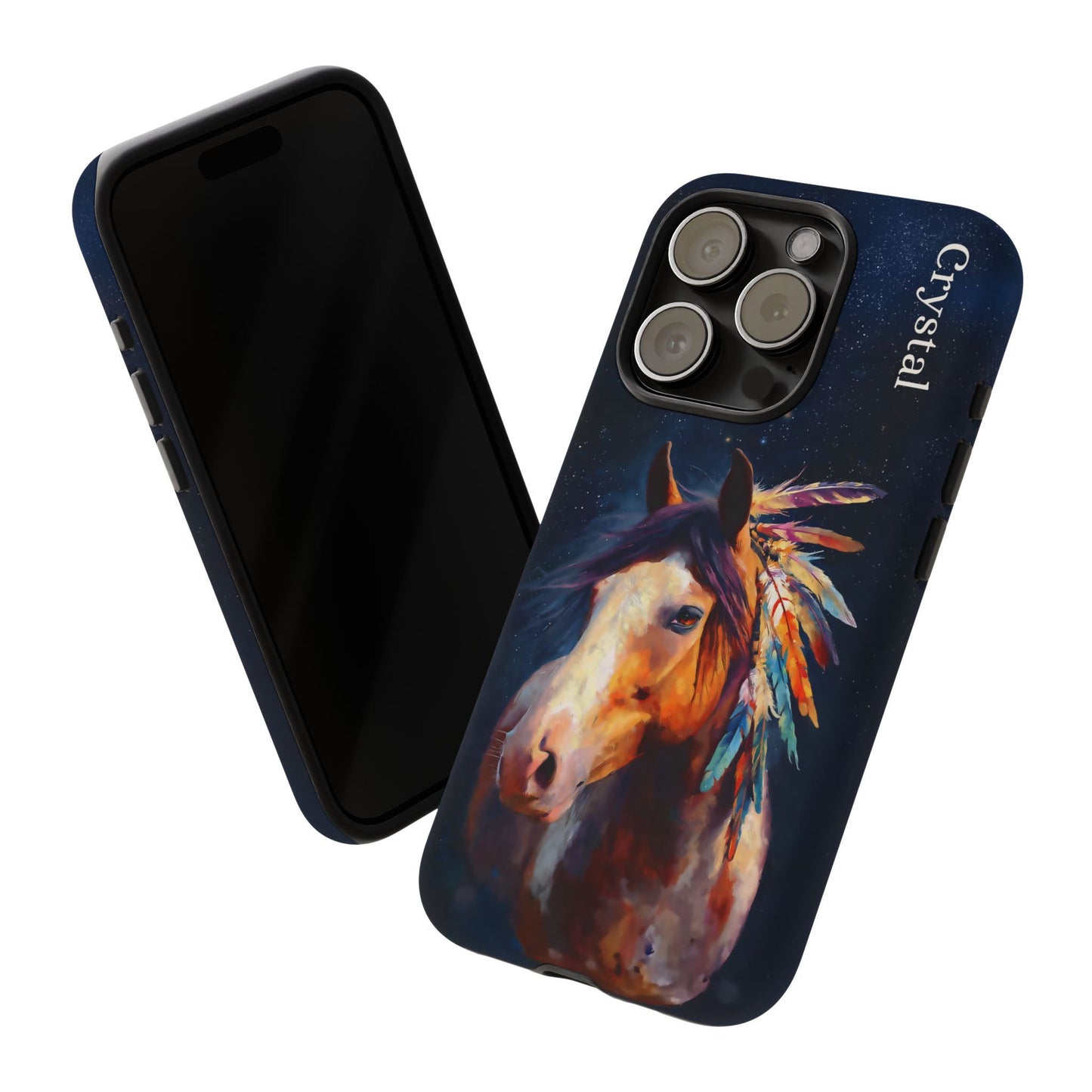 Spirit Horse iPhone Case β Tough Protective Cover for iPhone 14, 15 & 16 Series - FlooredByArt