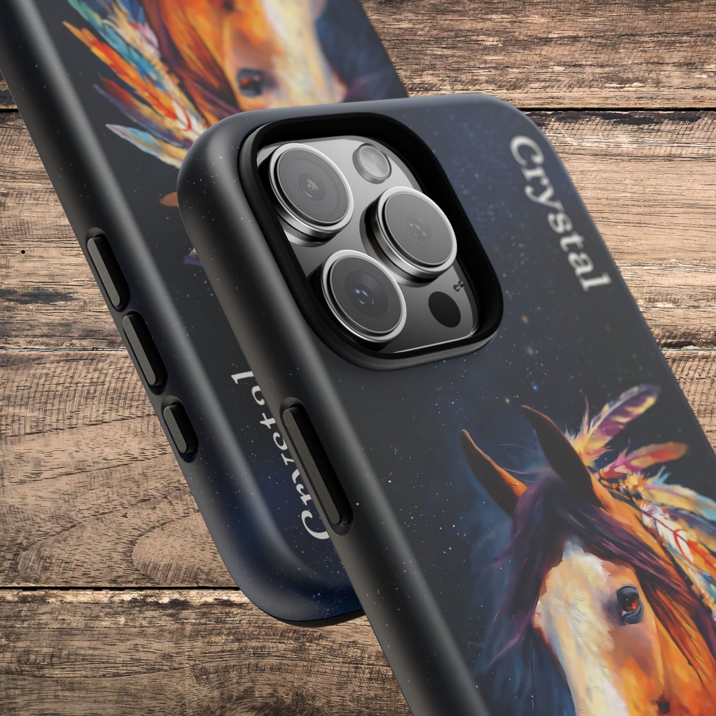 Spirit Horse iPhone Case β Tough Protective Cover for iPhone 14, 15 & 16 Series - FlooredByArt