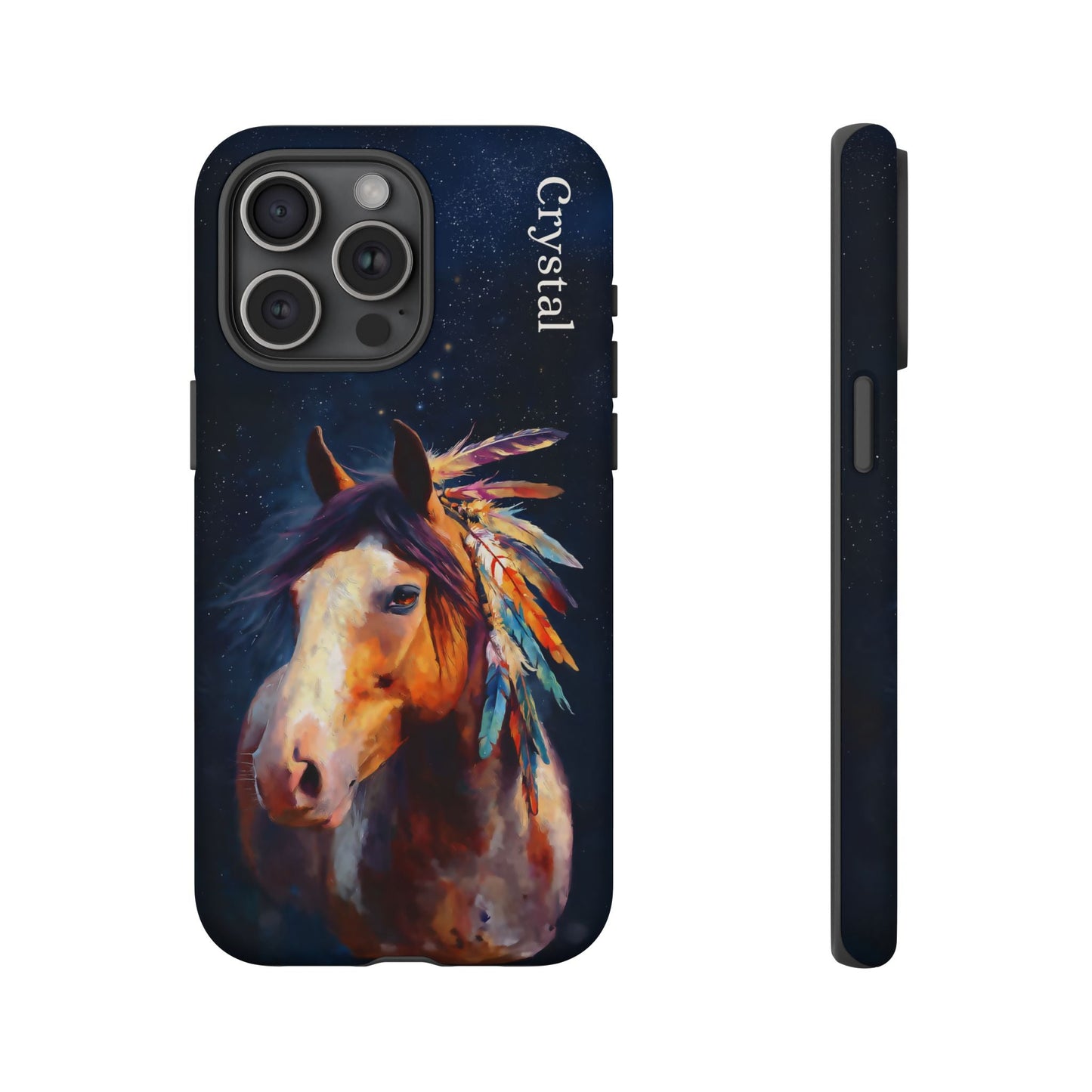 Spirit Horse iPhone Case β Tough Protective Cover for iPhone 14, 15 & 16 Series - FlooredByArt