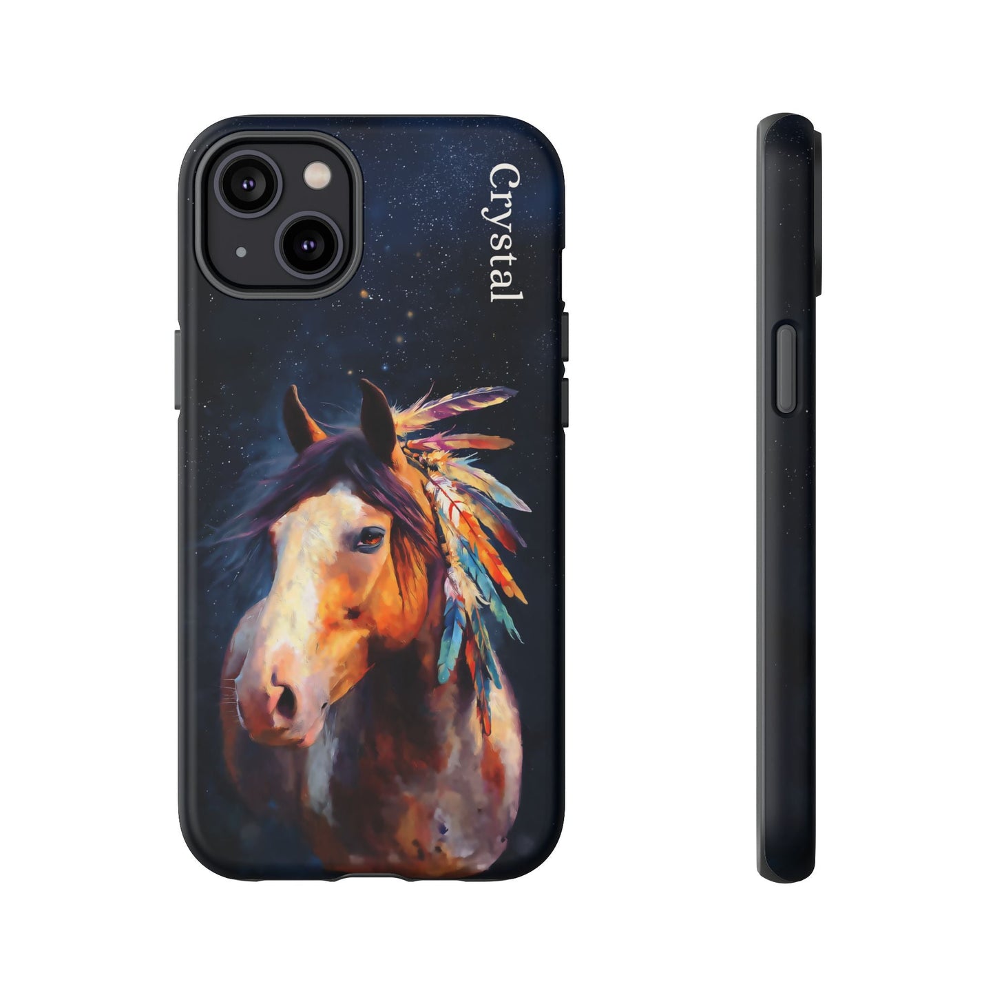 Spirit Horse iPhone Case β Tough Protective Cover for iPhone 14, 15 & 16 Series - FlooredByArt