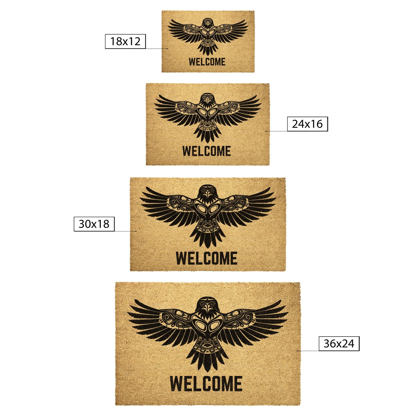 Thunderbird Mockup - straight forward - FlooredByArt