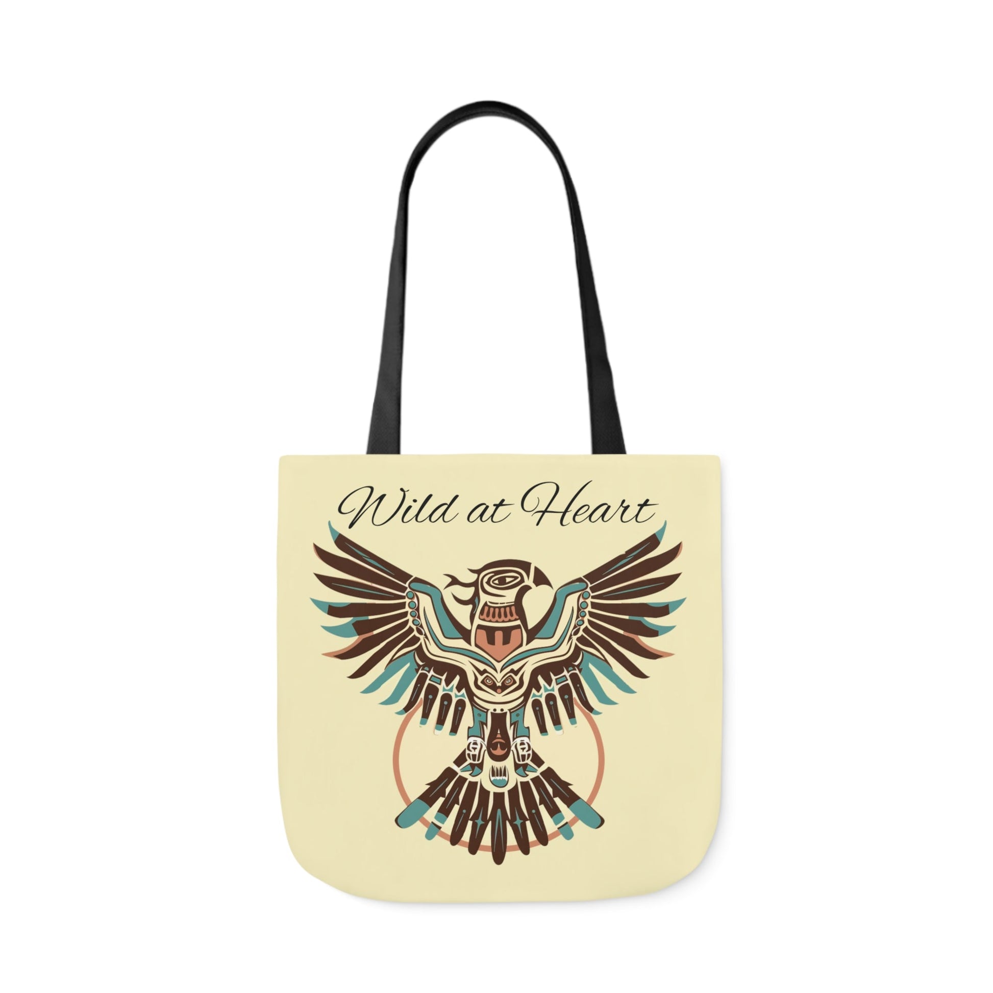Thunderbird Native American Tote Bag - "Wild At Heart" Carry All Tote Bag - FlooredByArt