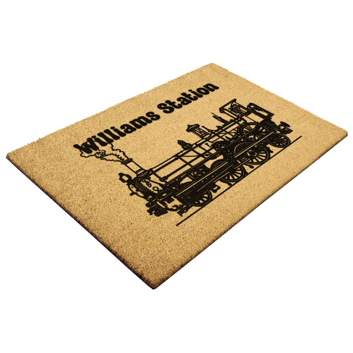 Train Doormat Williams Station - FlooredByArt