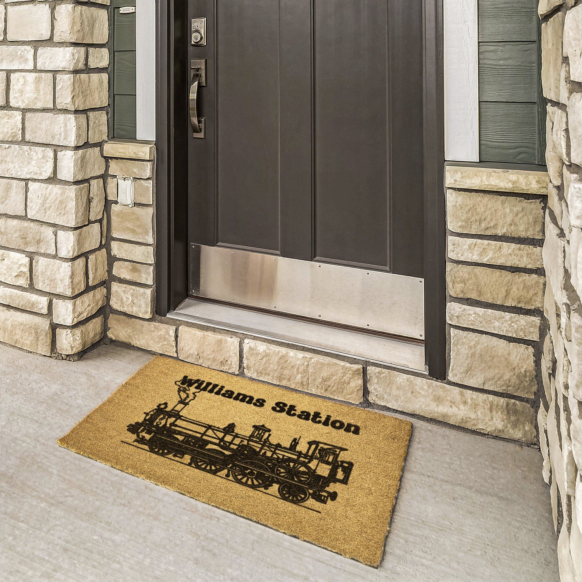 Train Doormat Williams Station - FlooredByArt