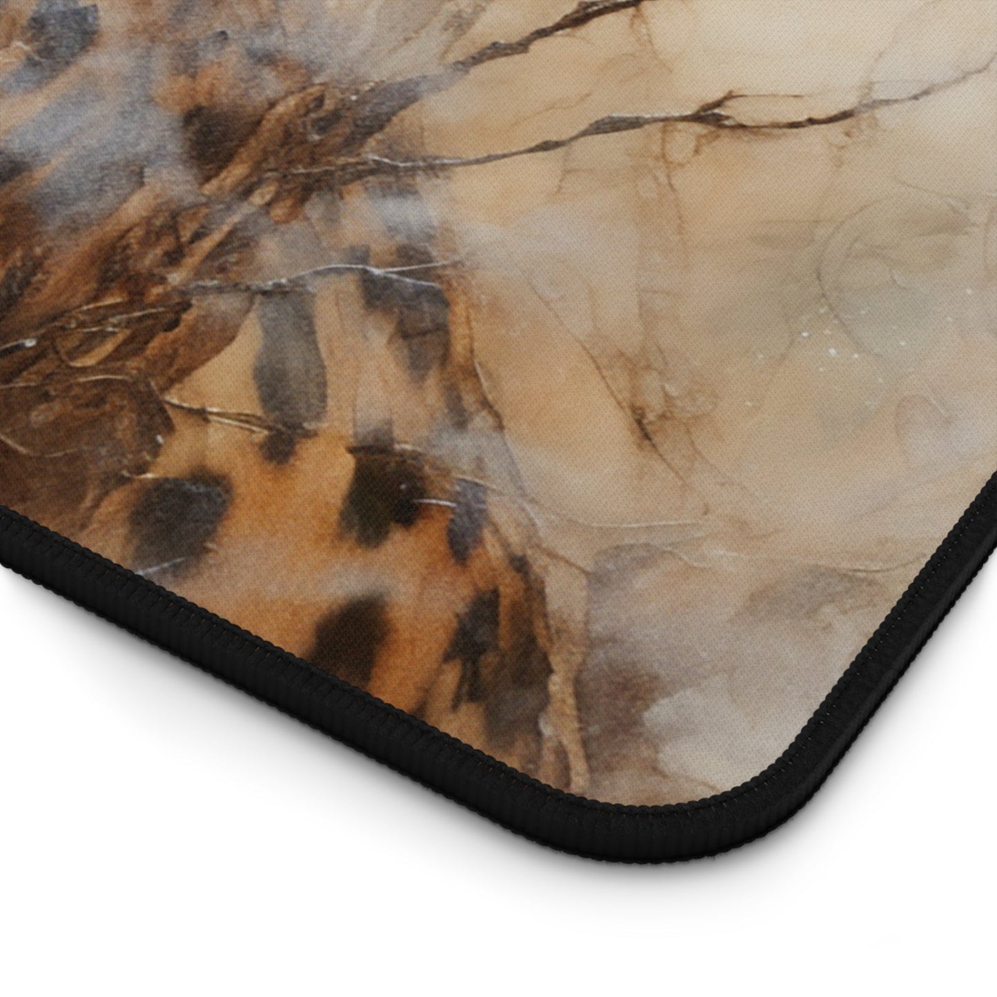 Big Cat Leopard EX Large Mouse Pad, Animal Lover Desk Mats, Big Cat Lover - FlooredByArt
