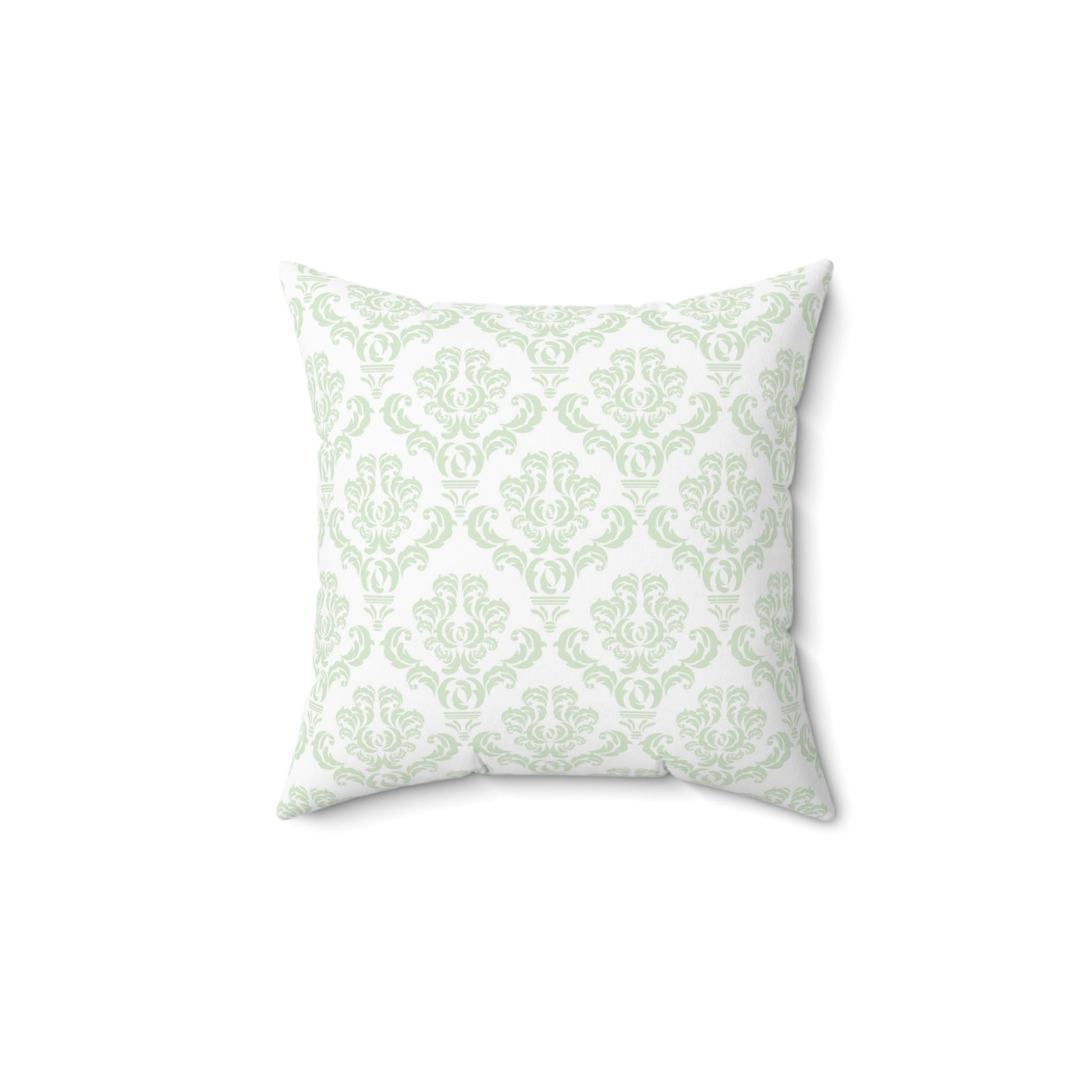 Cute Garden Mouse Pillow #2, Throw Pillow, Elegant Clean Lines, Fresh Green Pillow - FlooredByArt