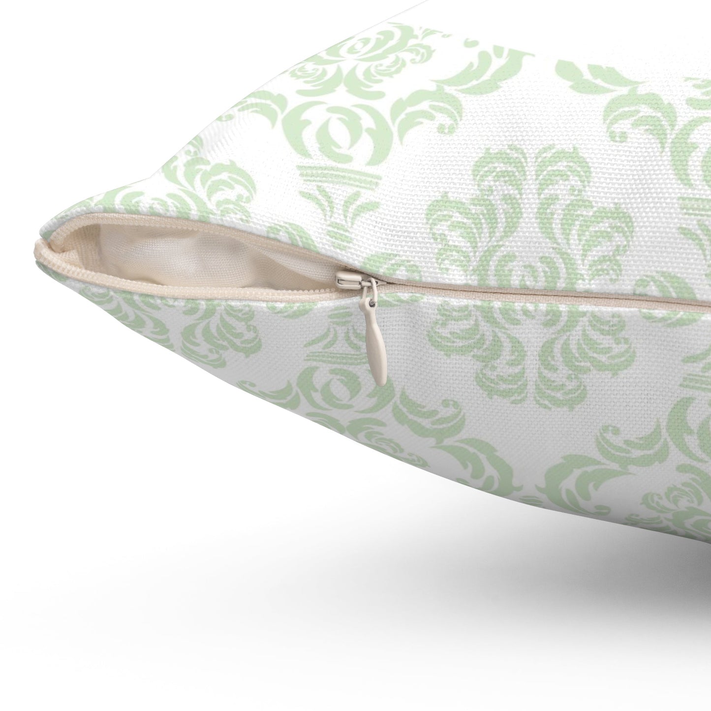 Cute Garden Mouse Pillow #2, Throw Pillow, Elegant Clean Lines, Fresh Green Pillow - FlooredByArt